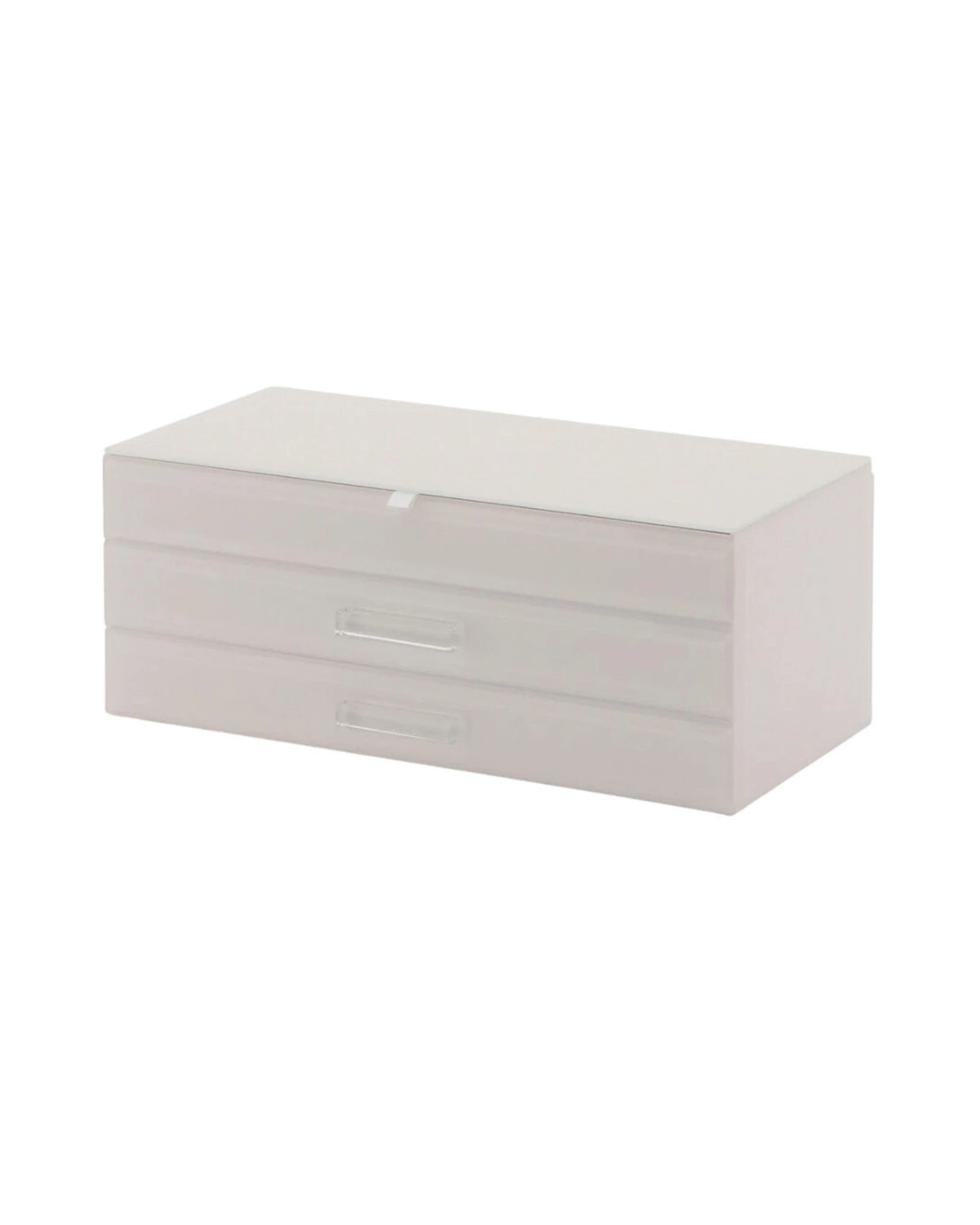 2 One Six Eight London Gabriella Jewellery Box - Cloud Grey - L - Grey, 2 of 6