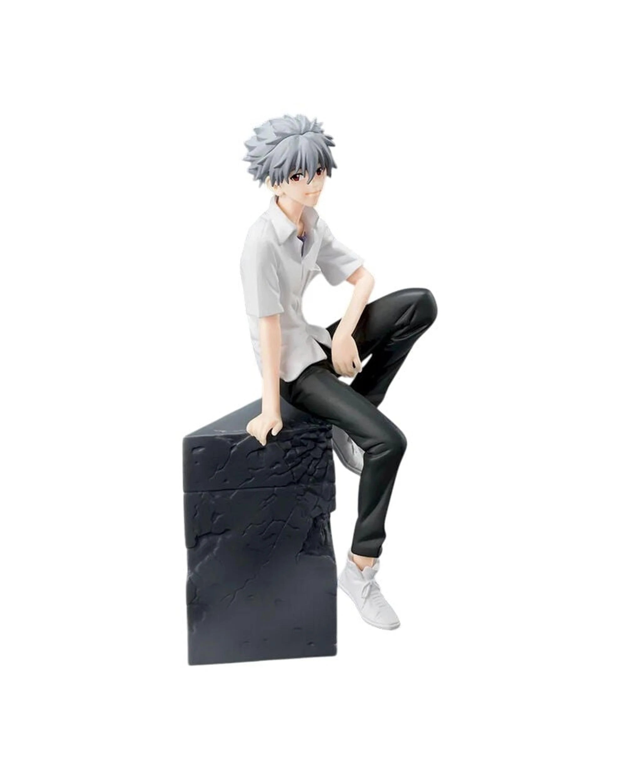 1 SEGA Rebuild of Evangelion Vignetteum New Theatrical Edition Shinji and Kaworu Kaworu Version Figure, 1 of 4