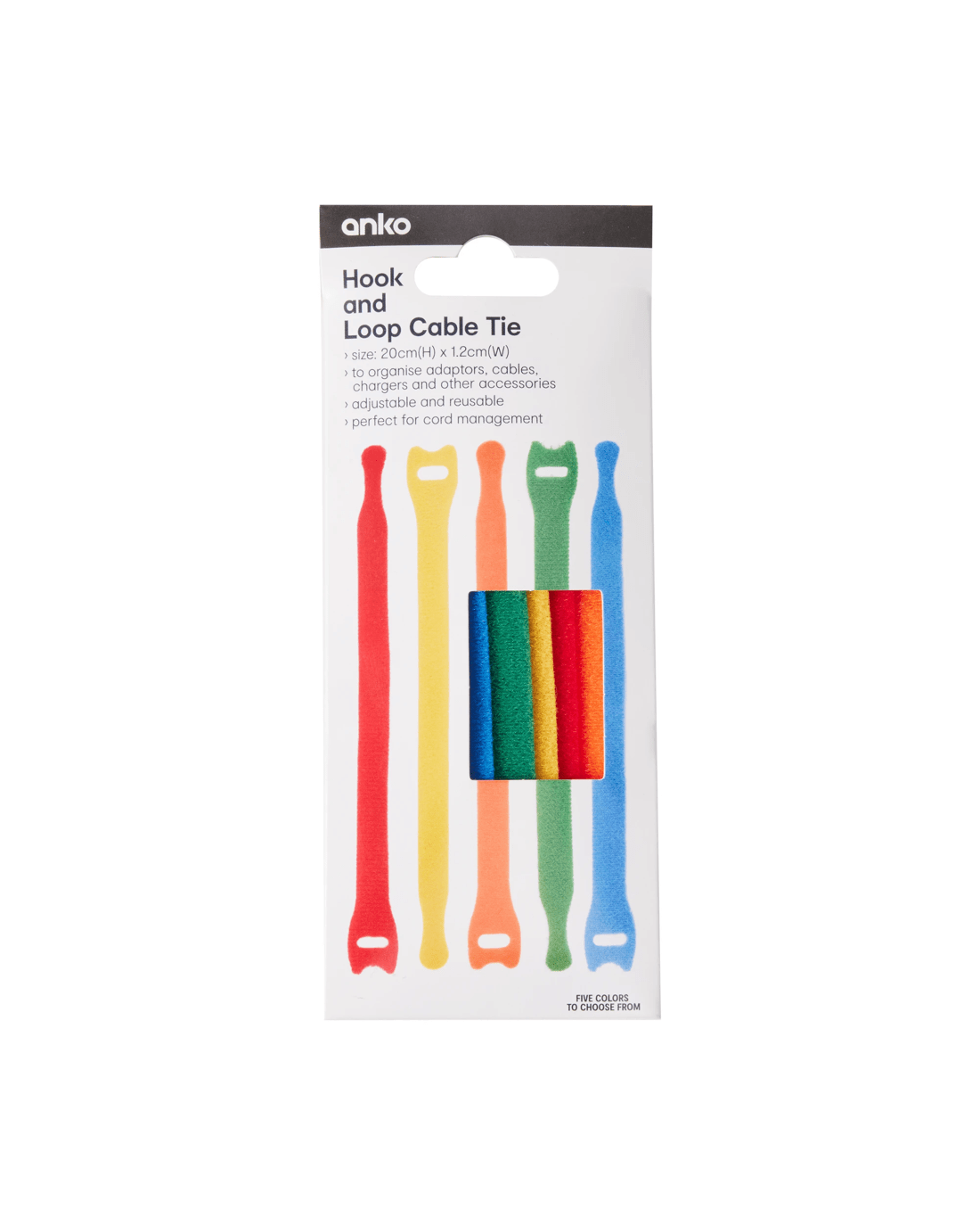 1 Hook and Loop Cable Tie, 1 of 6