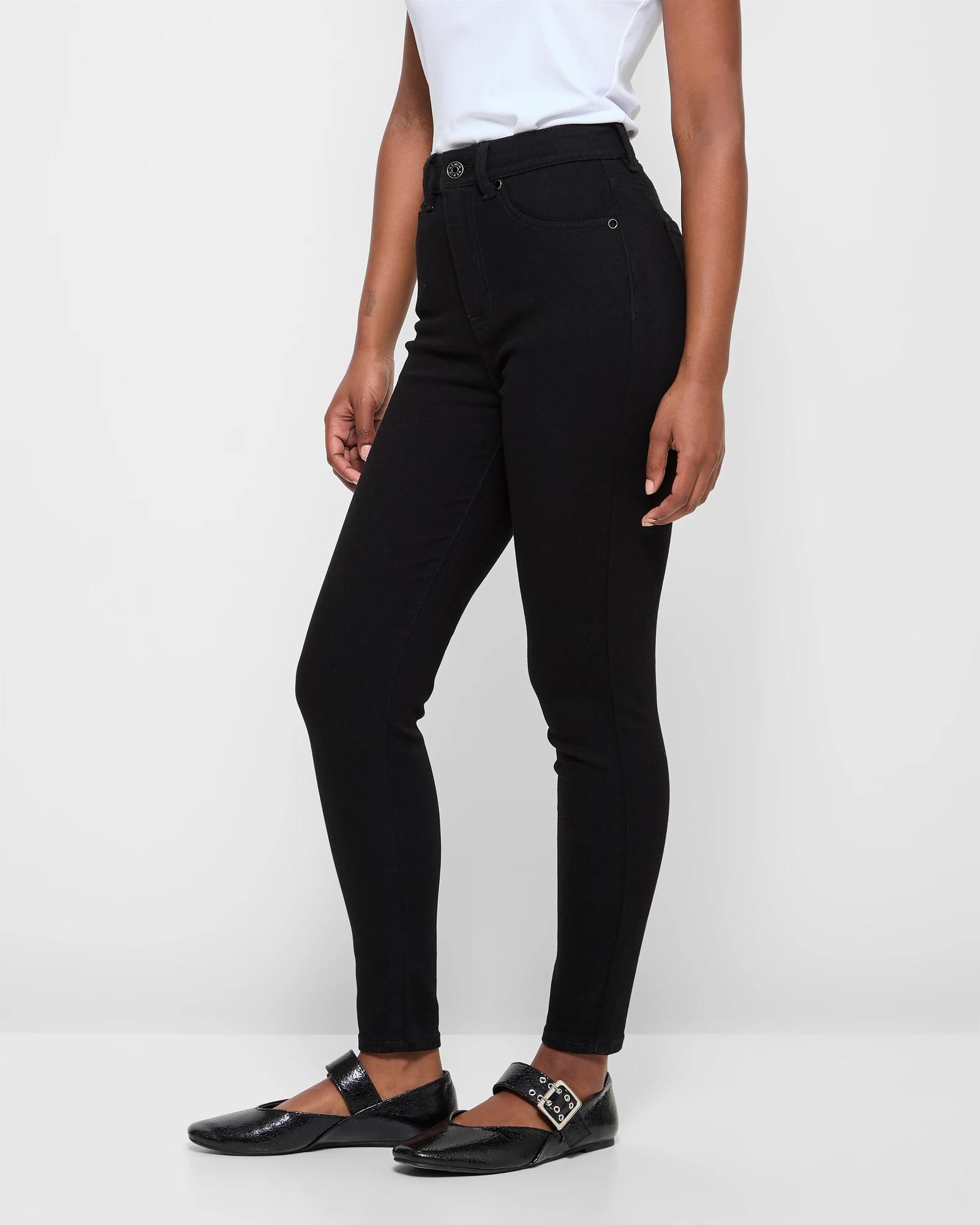3 Target Petites Ankle Length Skinny Denim Jeans - Sophie BLACK, 3 of 5
