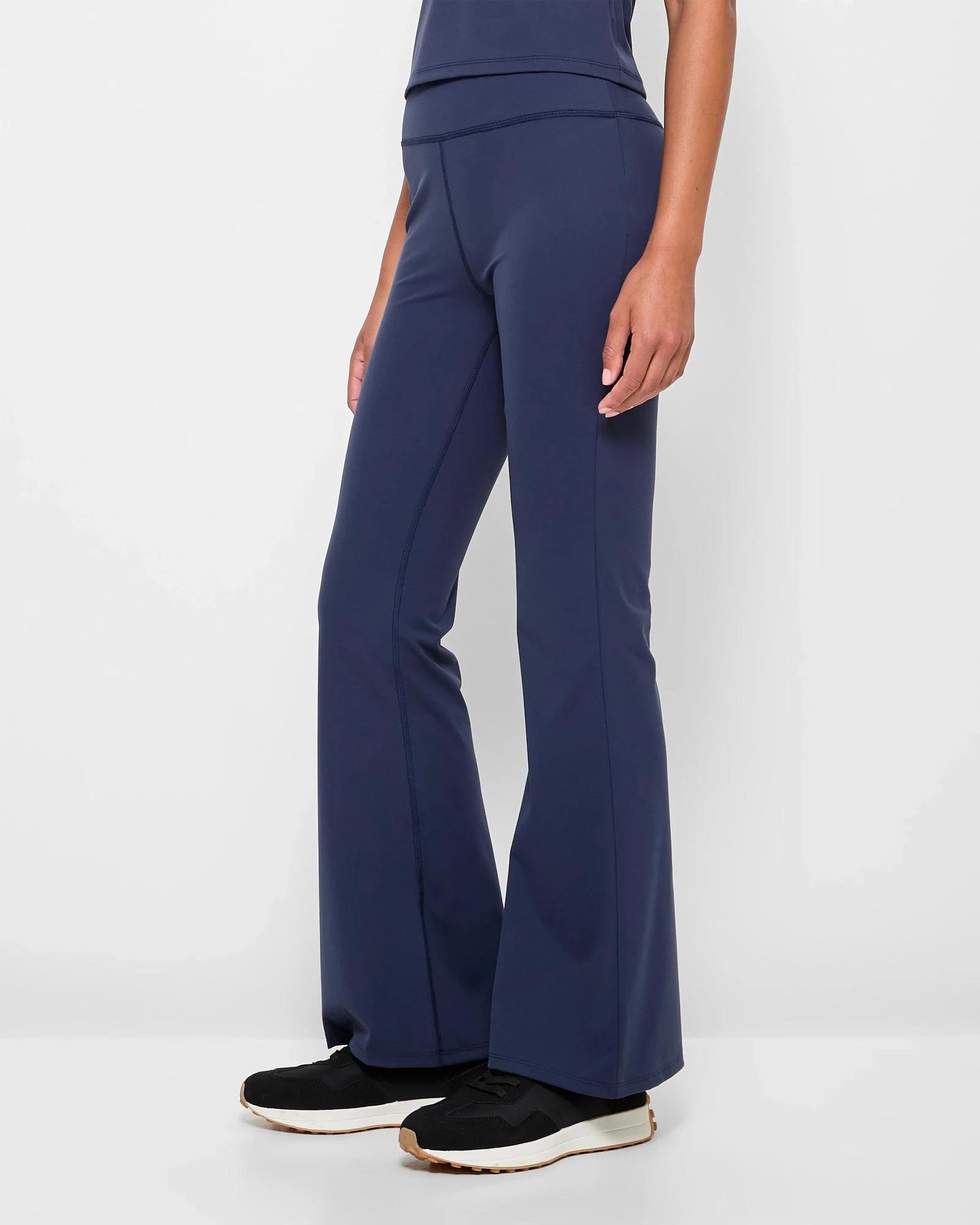 3 Target Active Studio Soft Flare Pants NAVY BLUE, 3 of 5