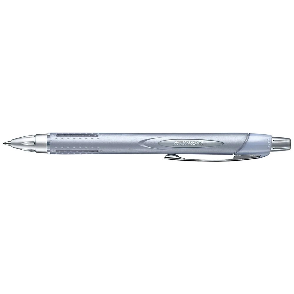 1 Uni-Ball Jetstream 250 Rollerball Pen 0.7mm Silver, 1 of 1