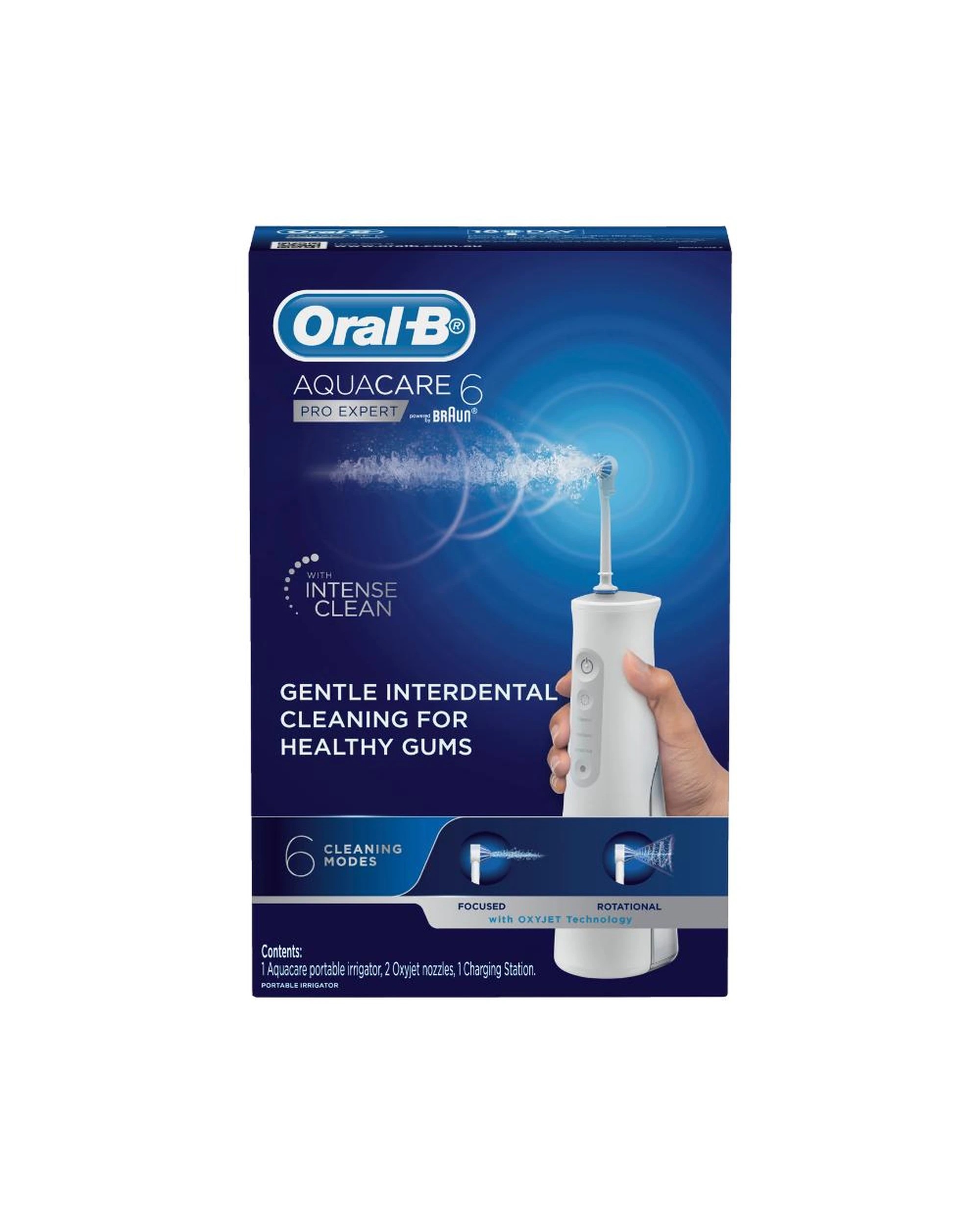 1 Oral-B AquaCare 6 Pro Expert Portable Irrigator Water Flosser, 1 of 1