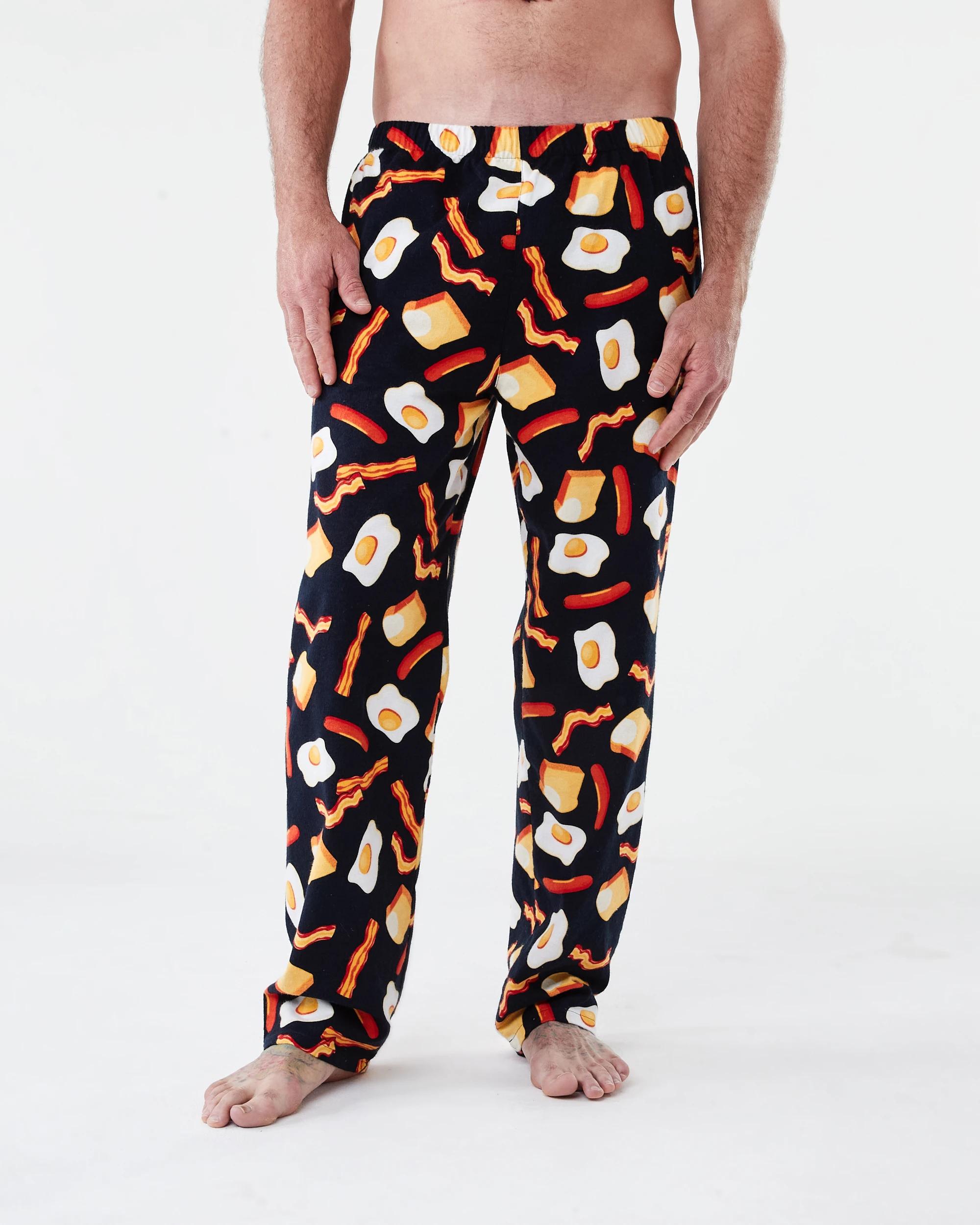 1 Flannel Sleep Pants Nvy Eggs, 1 of 4