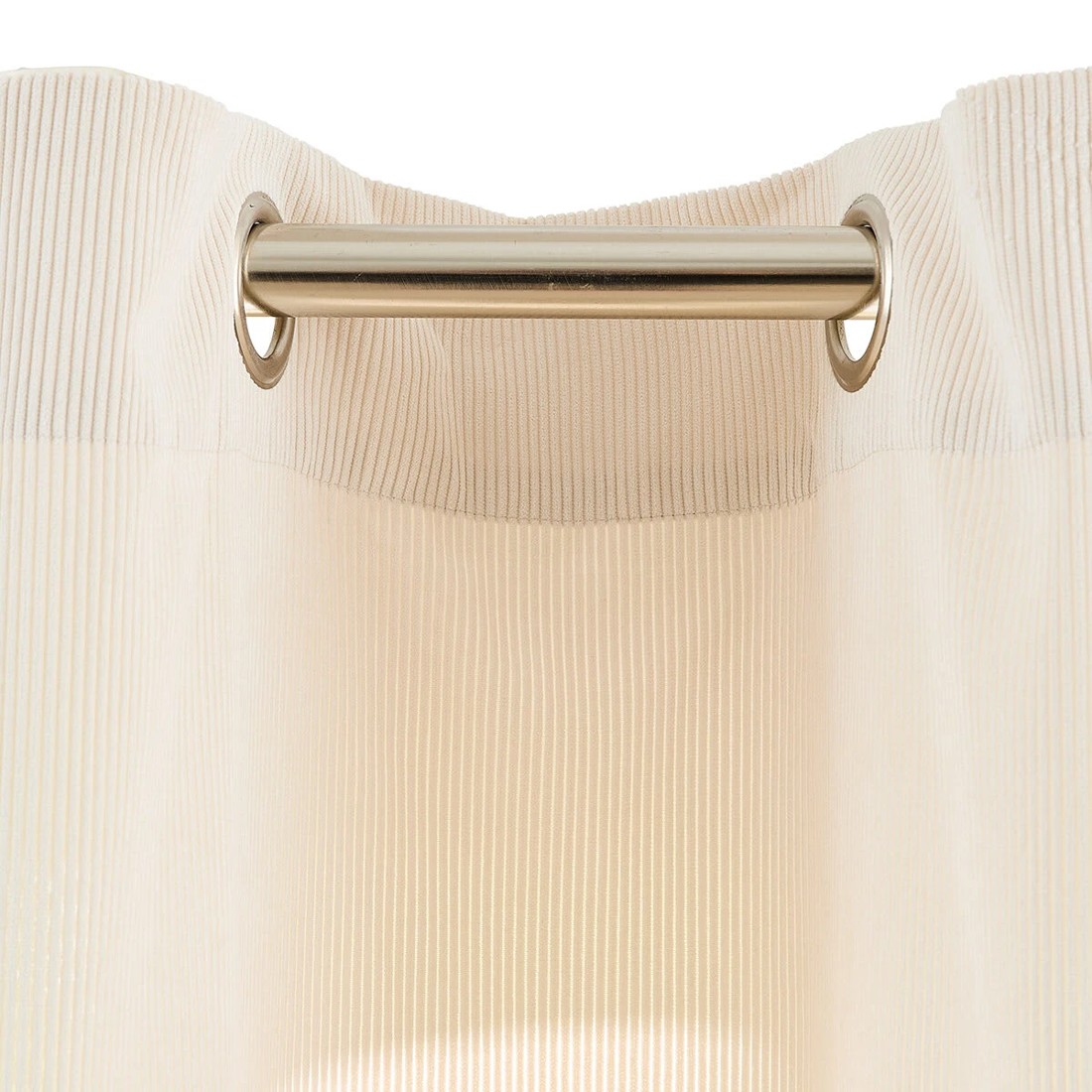 5 Corduroy Curtain - Beige - 140cm x 221cm, 5 of 5