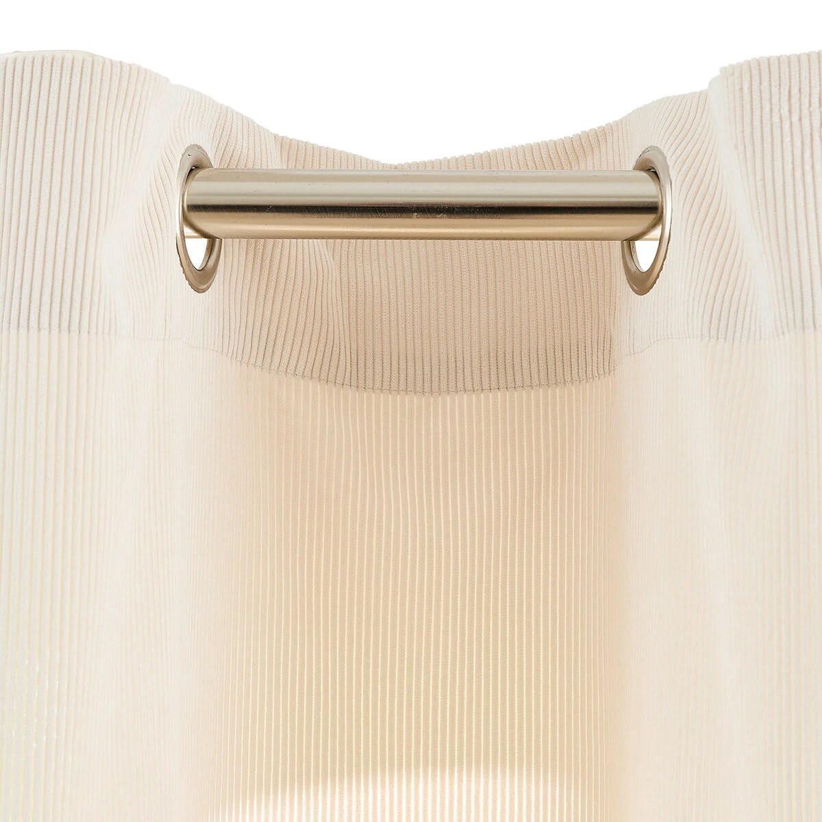 5 Corduroy Curtain - Beige - 140cm x 221cm, 5 of 5