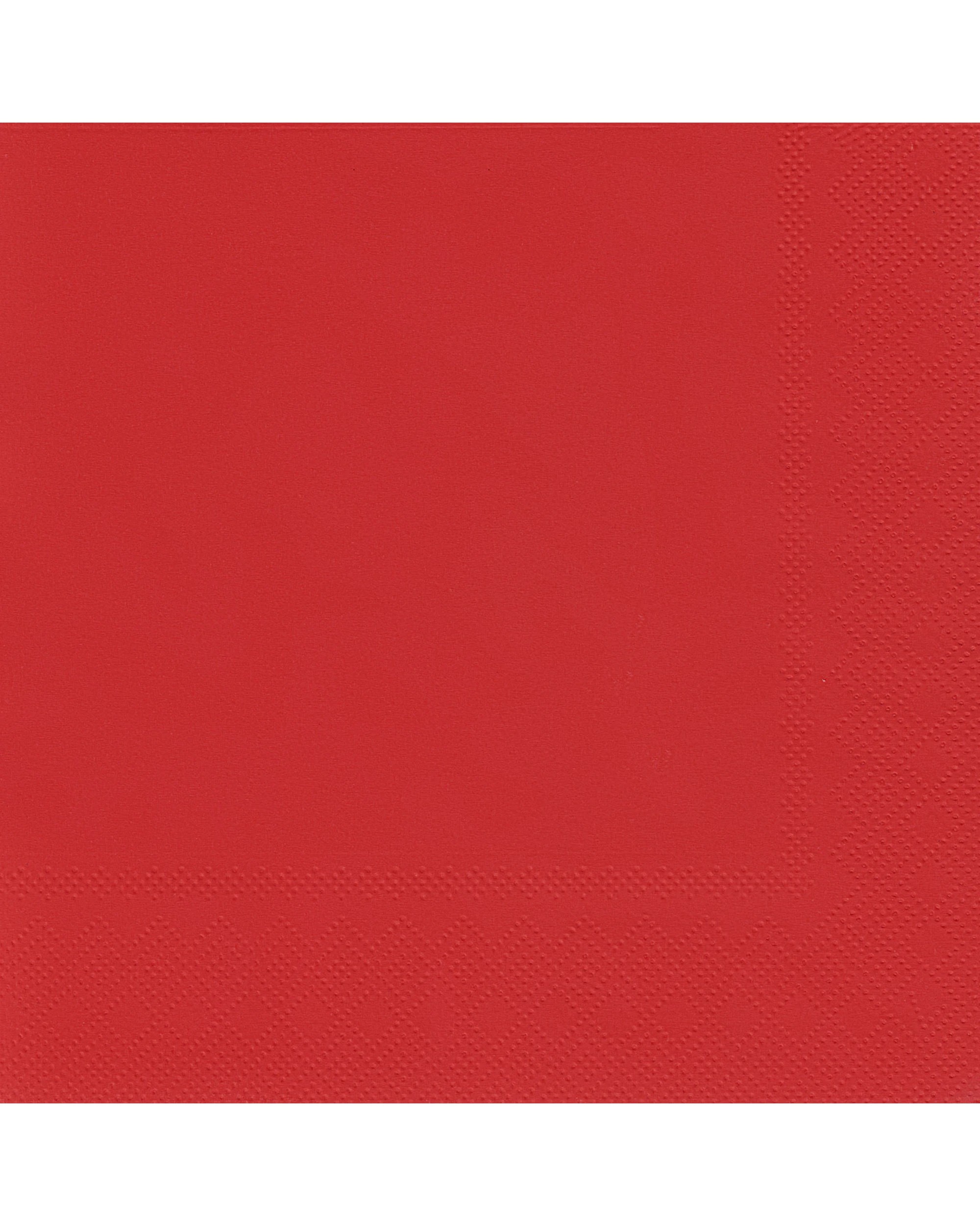 1 Unique Ruby Red Large Paper Napkins Serviettes Pack of 20 - Ruby Red, 1 of 1