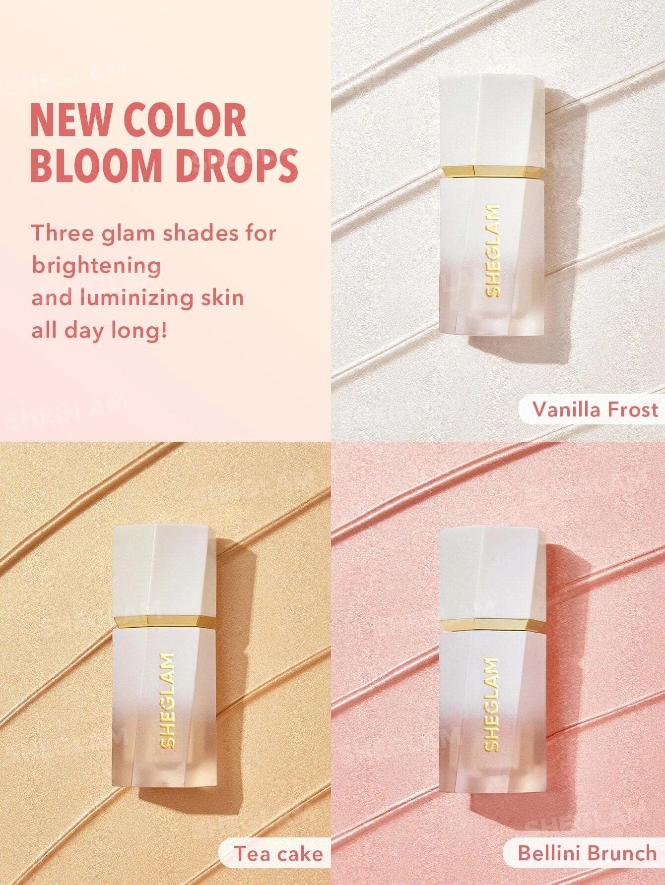 4 SHEGLAM Glow Bloom Liquid Highlighter - Tea Cake, 4 of 7