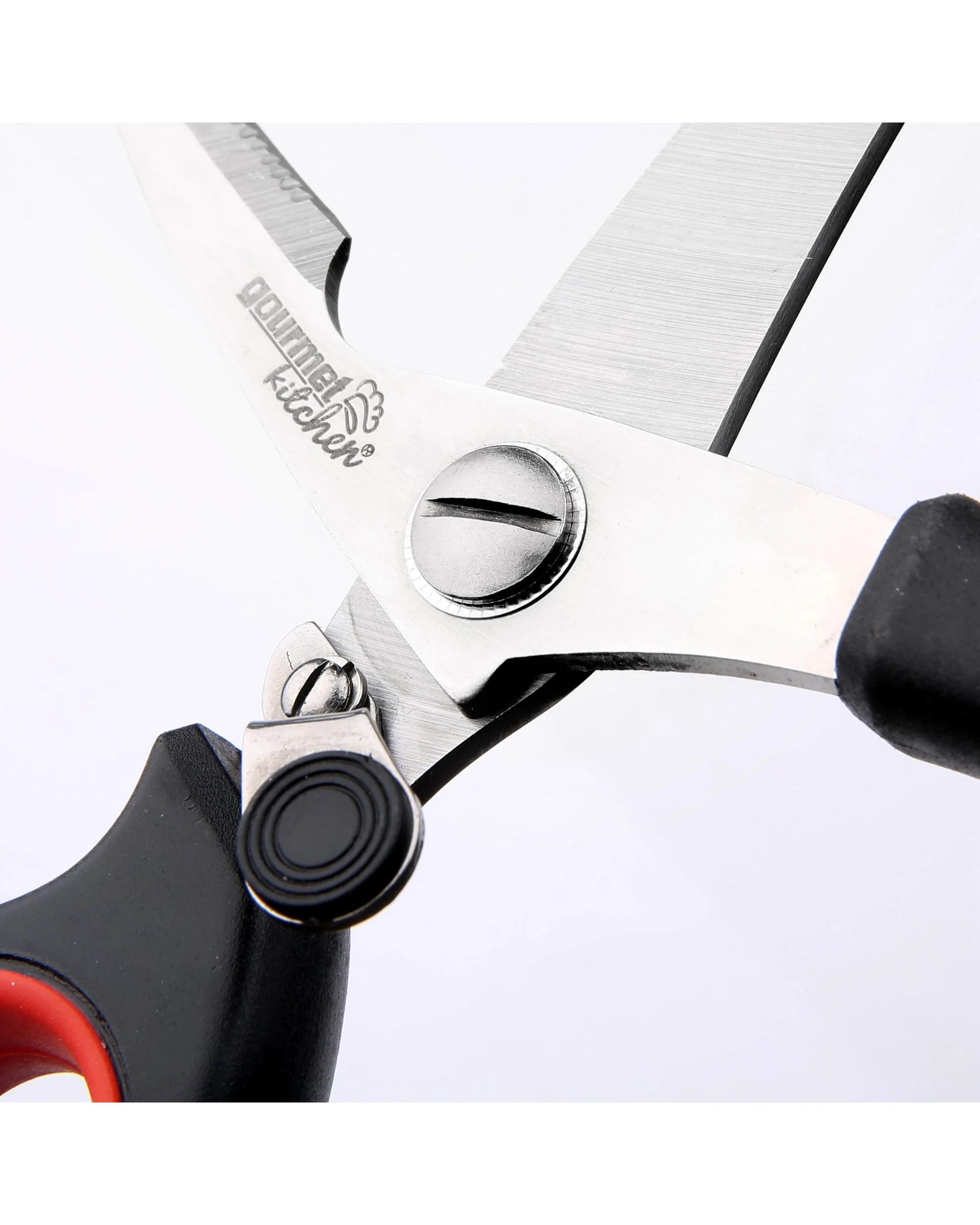 7 Gourmet Kitchen Multi Purpose Kitchen Scissors 2 pack - Silver, 7 of 8