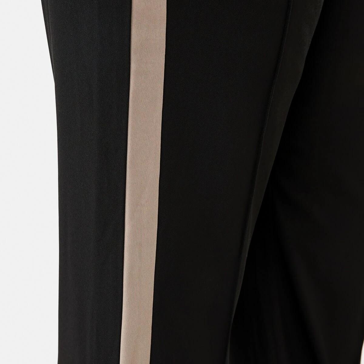 6 Curve Side Stripe Pants Black, 6 of 6