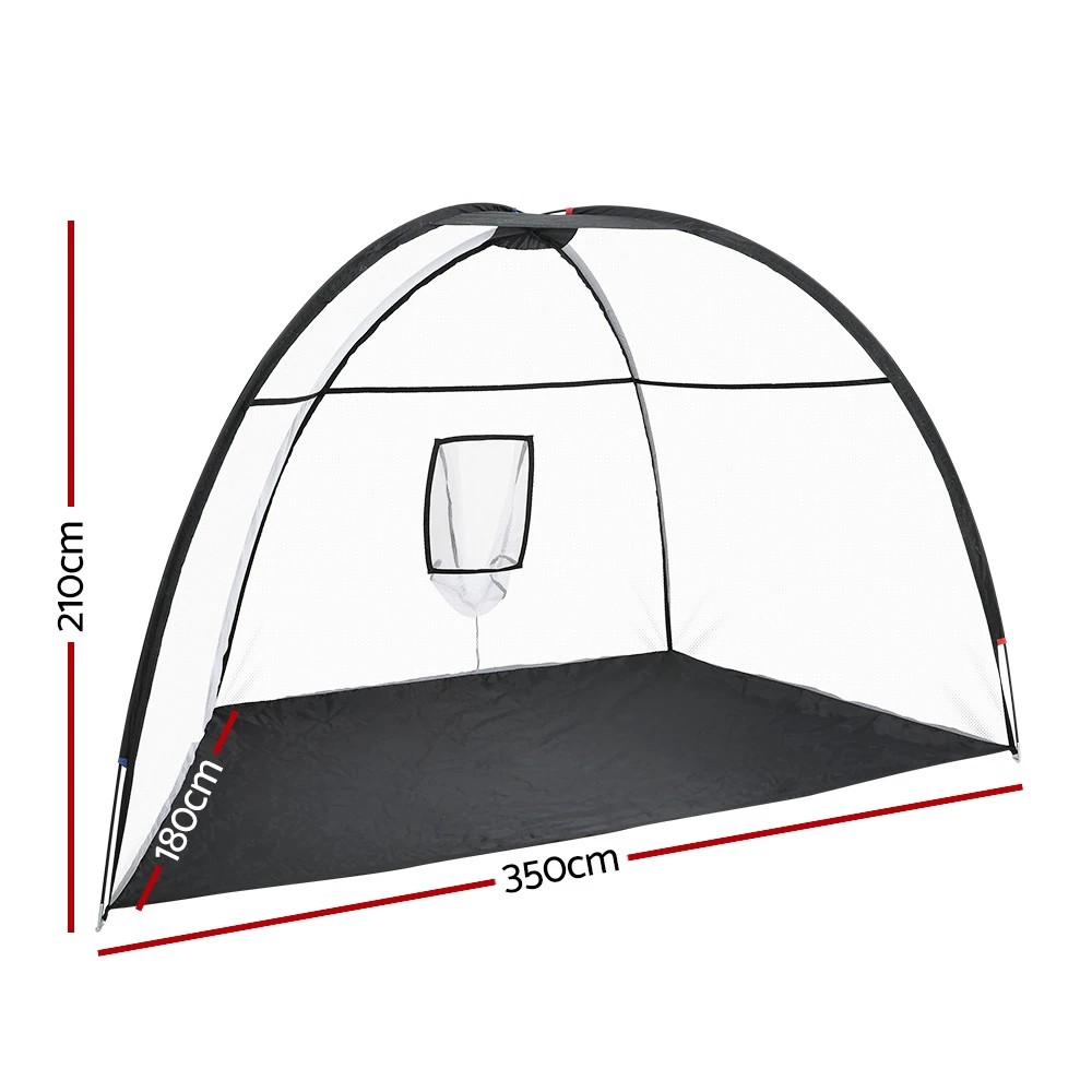2 Everfit 3.5m Golf Practice Net Portable Training Aid Driving Target Tent - Multi, 2 of 6