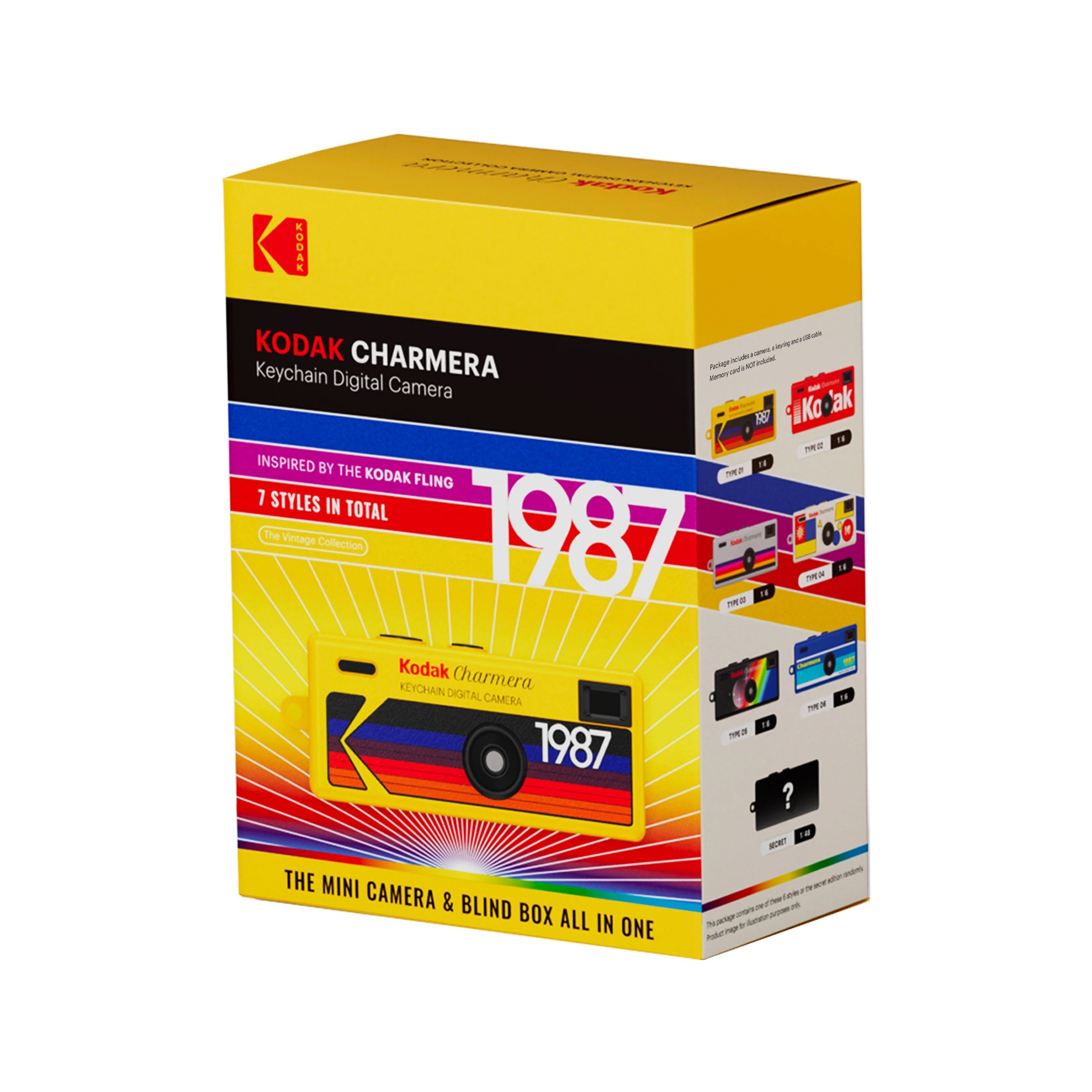 1 Kodak Charmera Keychain Digital Camera Collectable Blind Box, 1 of 6