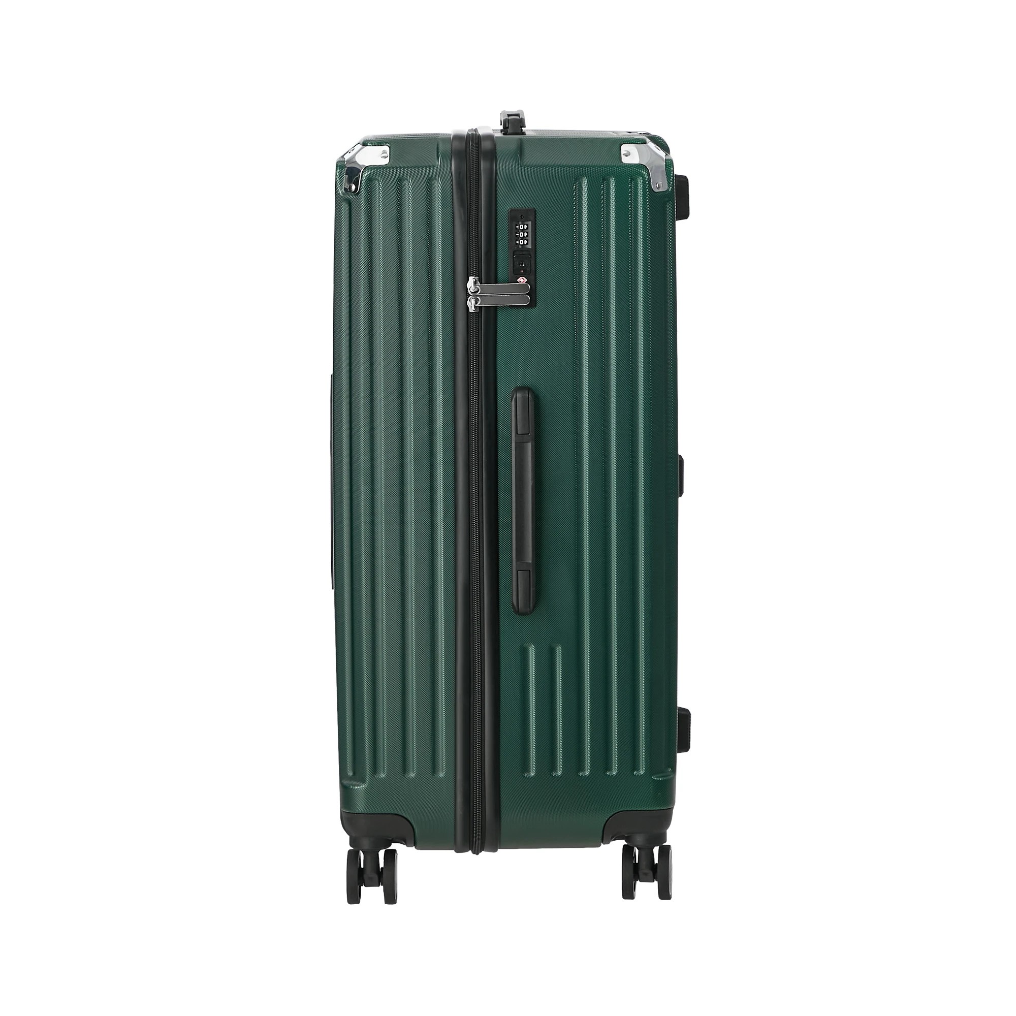 8 Mazam 32" Luggage Suitcase TSA Hard Shell Case with Cup Holder - Green, 8 of 9
