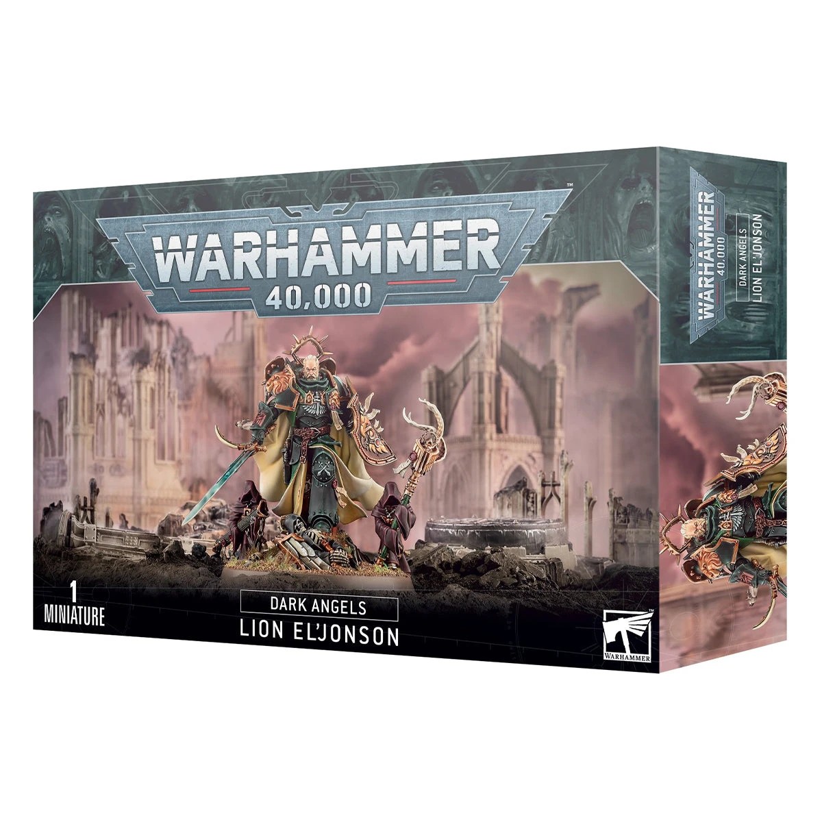 1 Games Workshop Warhammer 40k Dark Angels Lion El'johnson, 1 of 1