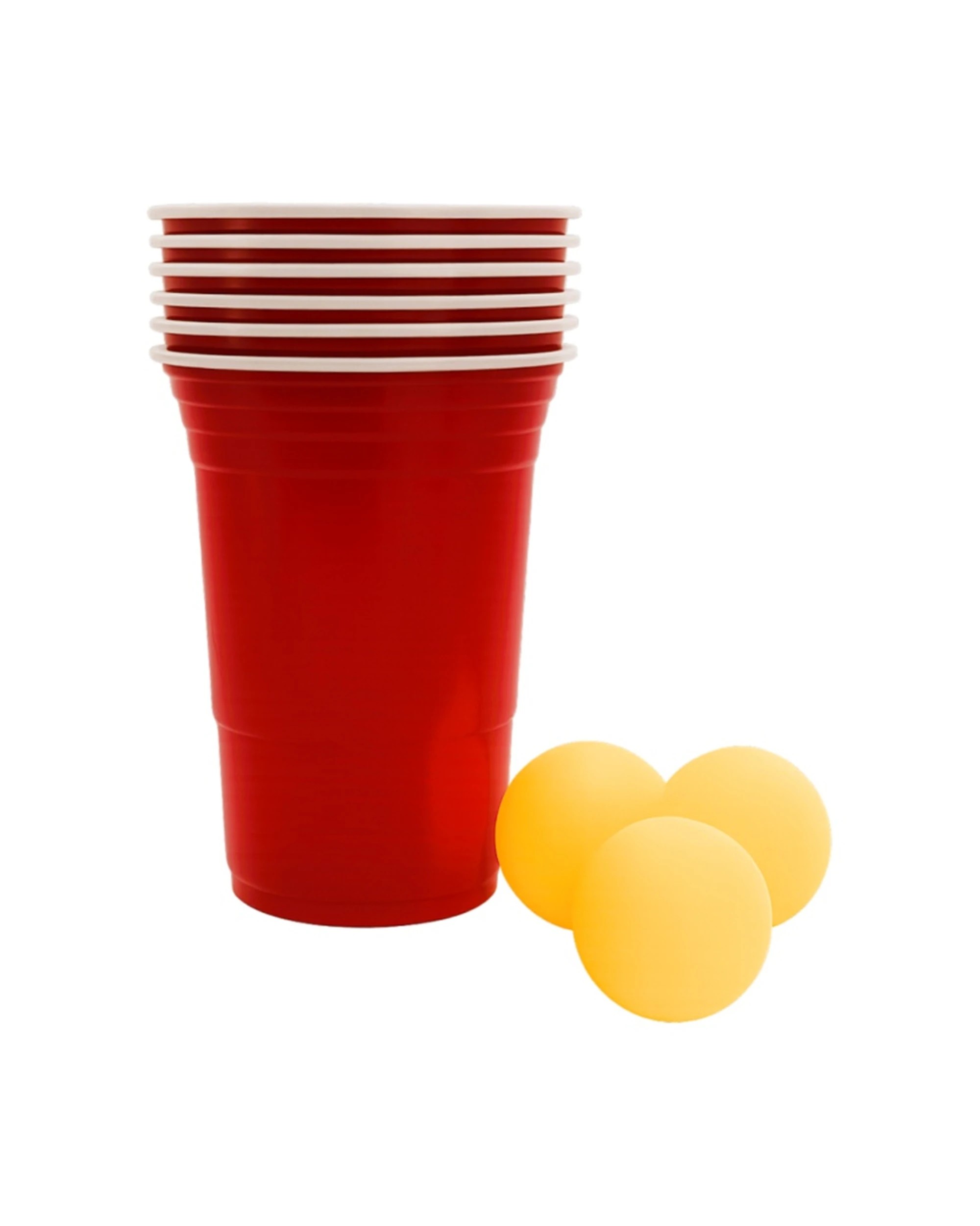 1 Partyware 9pc Beer Pong Classic Party Game Set With Balls & Cups - Multi, 1 of 1