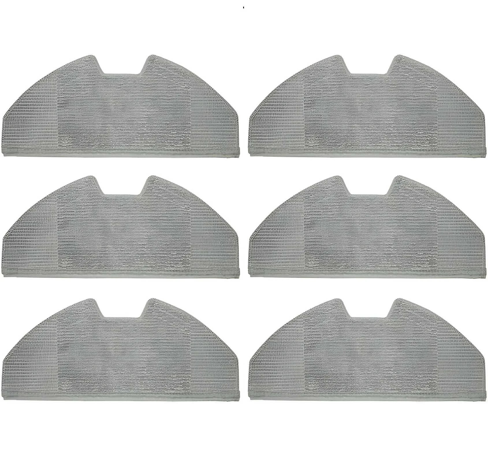 1 Hygieia 6 Mop Pads For Eufy Robovac X8 Series Robot Vacuums - Grey, 1 of 4