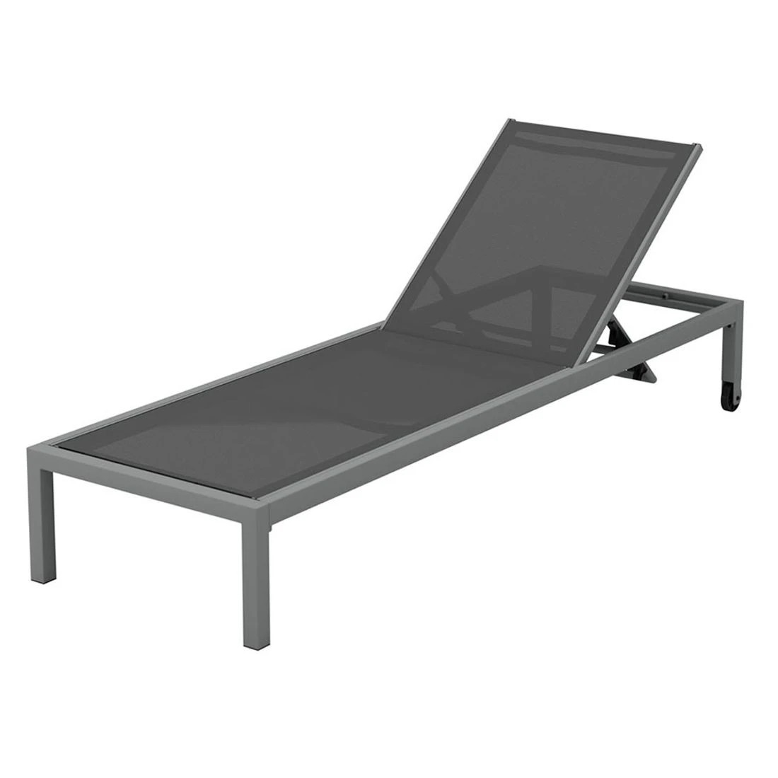 1 Gardeon Sun Lounge Outdoor Lounger - Grey, 1 of 6