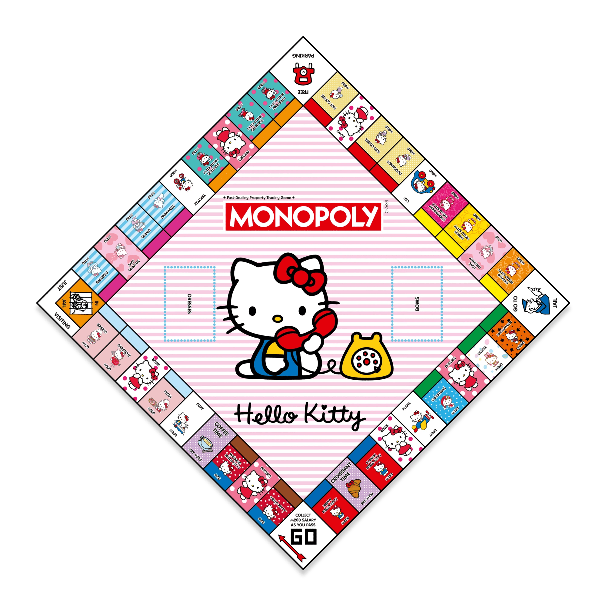 3 Hello Kitty Monopoly
 - Pink, 3 of 7