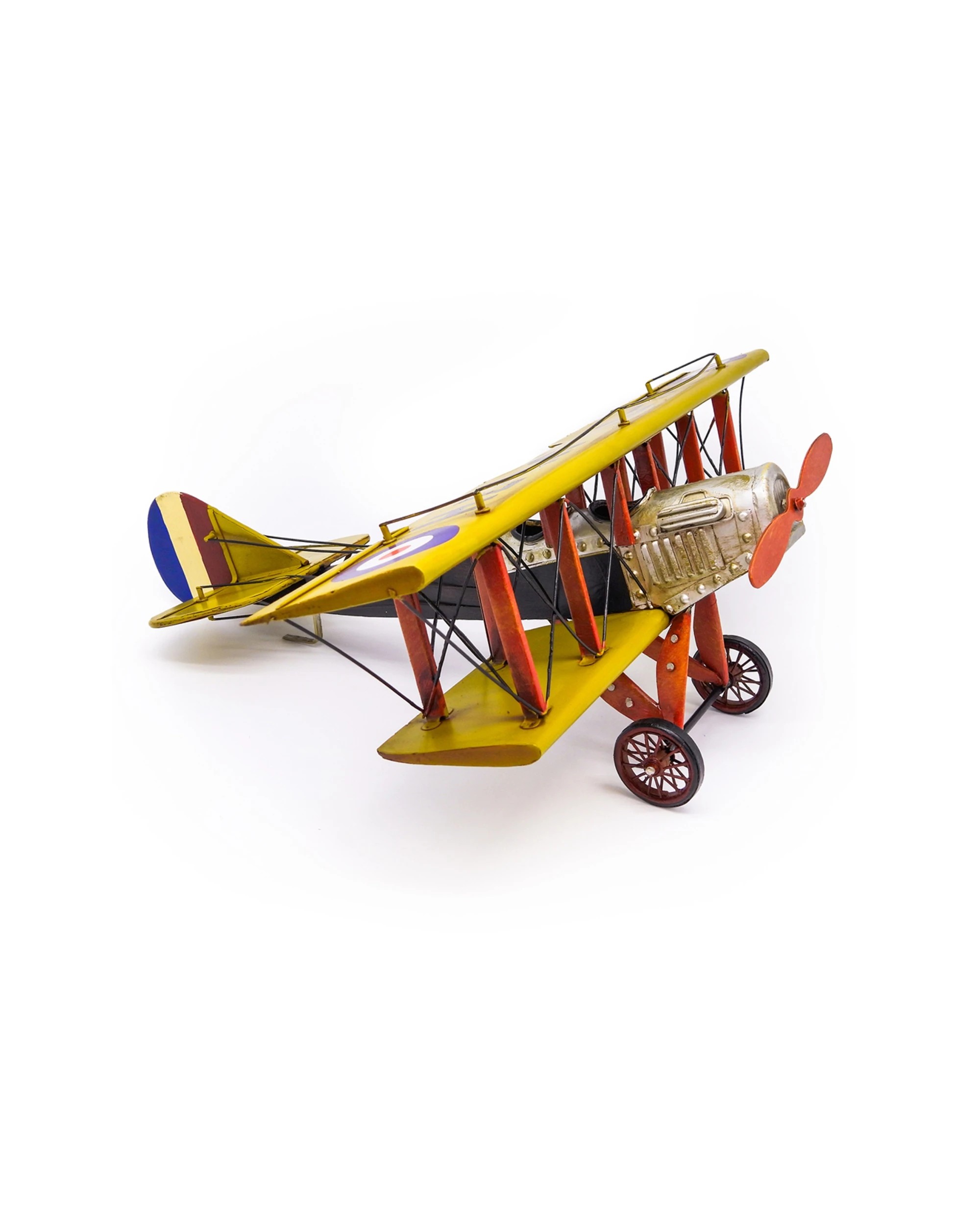 3 Boyle Metal Ornament Home Decor Collectible Curtis Jenny Plane 43x39x14.5cm - Multi, 3 of 7