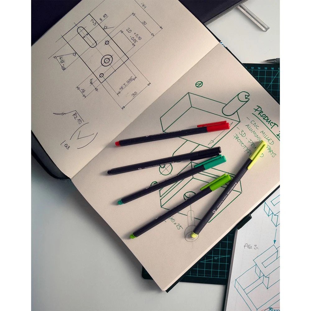 5 Staedtler Triplus Fineliners Assorted 40 Pack, 5 of 6