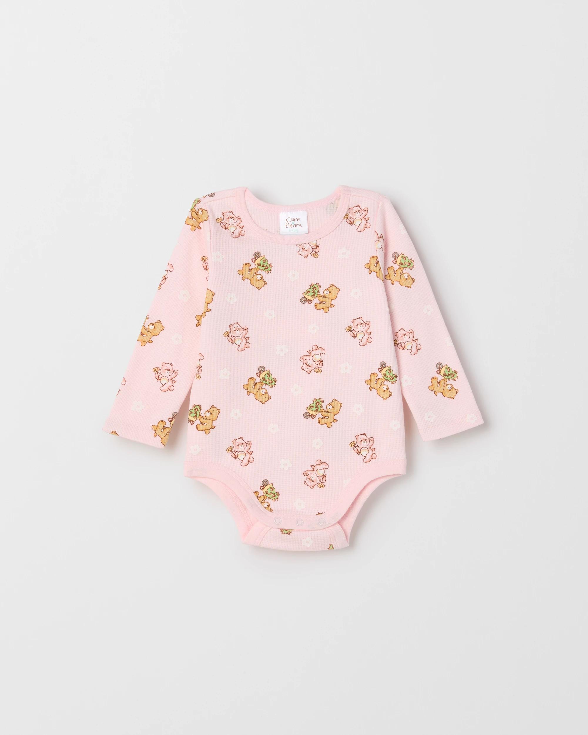 4 Care Bears Australian Cotton 2 Pack Baby Bodysuits CARE BEARS, 4 of 5