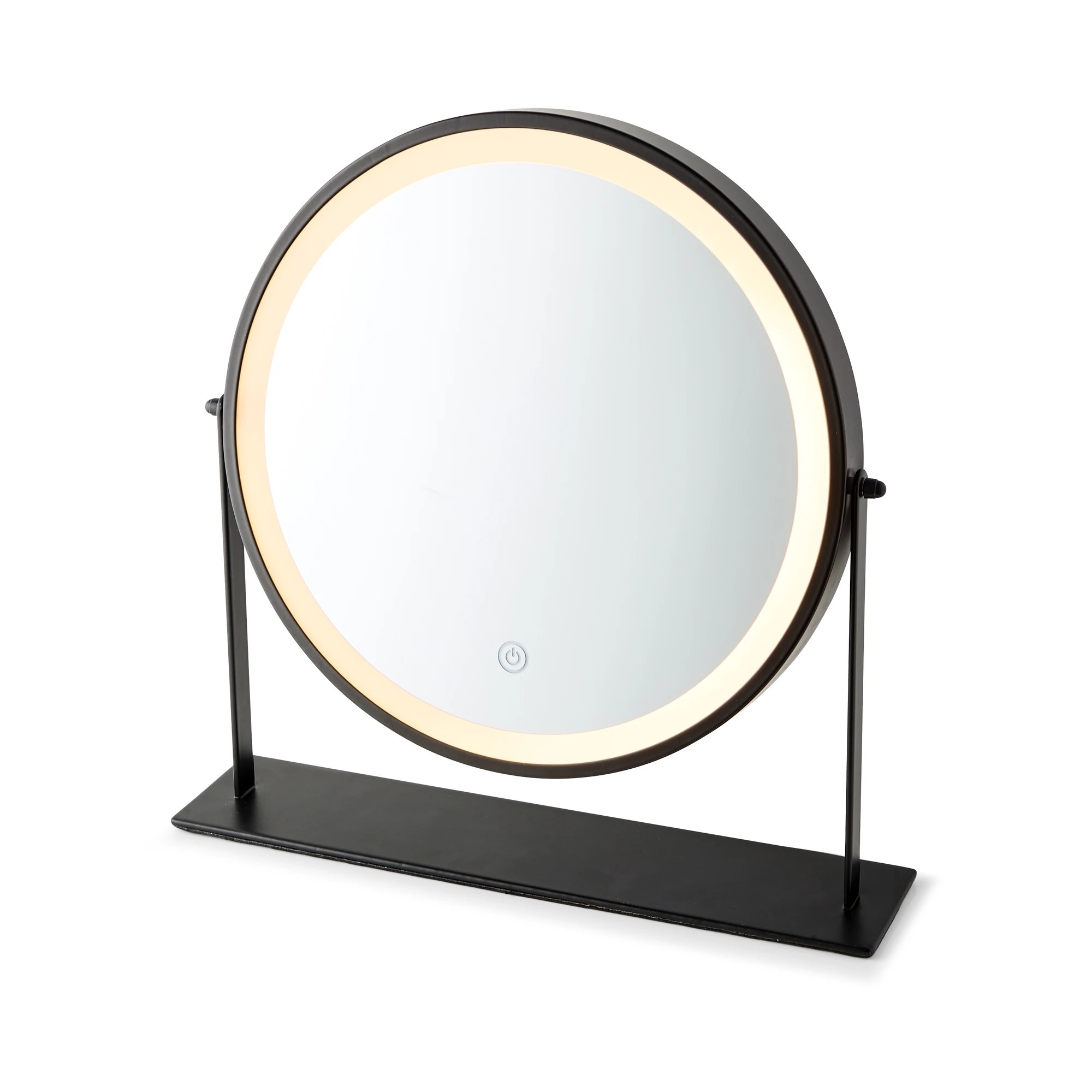 5 Round LED Mirror - Black, 5 of 10