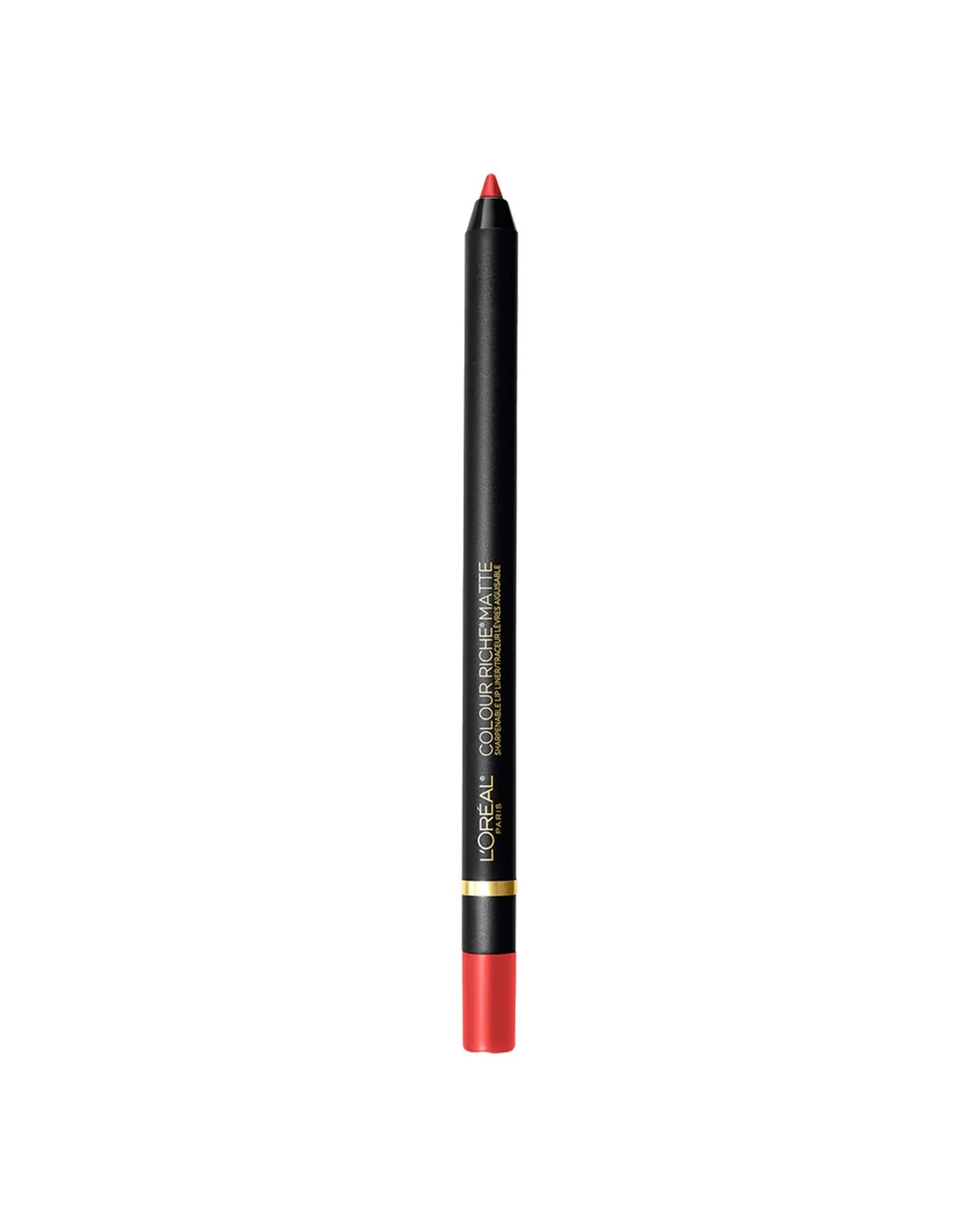 1 L'oreal Paris L'oreal Colour Riche Matte Sharpenable Lip Liner 1.13g 100 Matte In Mahattan, 1 of 1