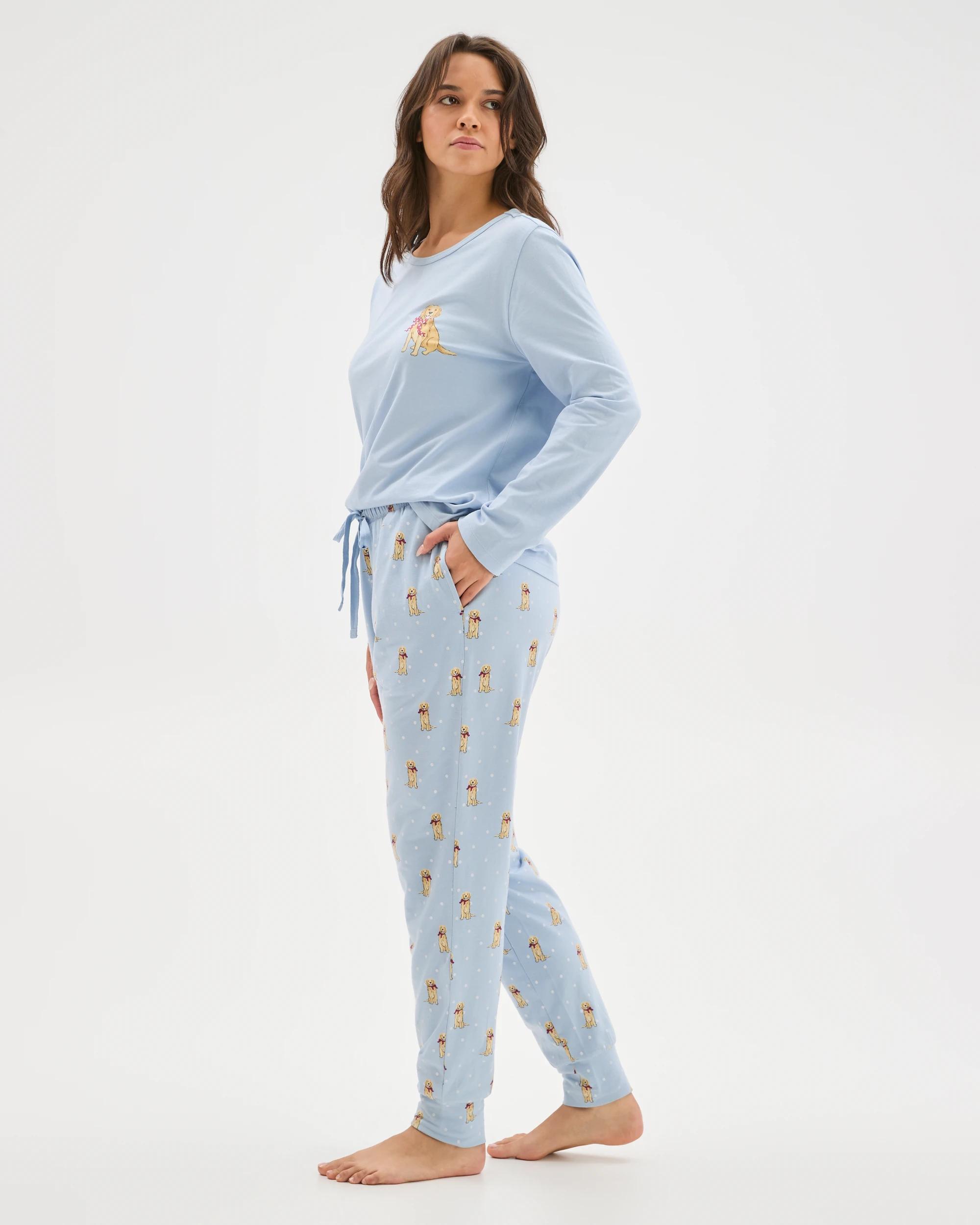 6 Target Woman Australian Cotton Printed Sleep Joggers GOLDEN RETRIEVER, 6 of 6