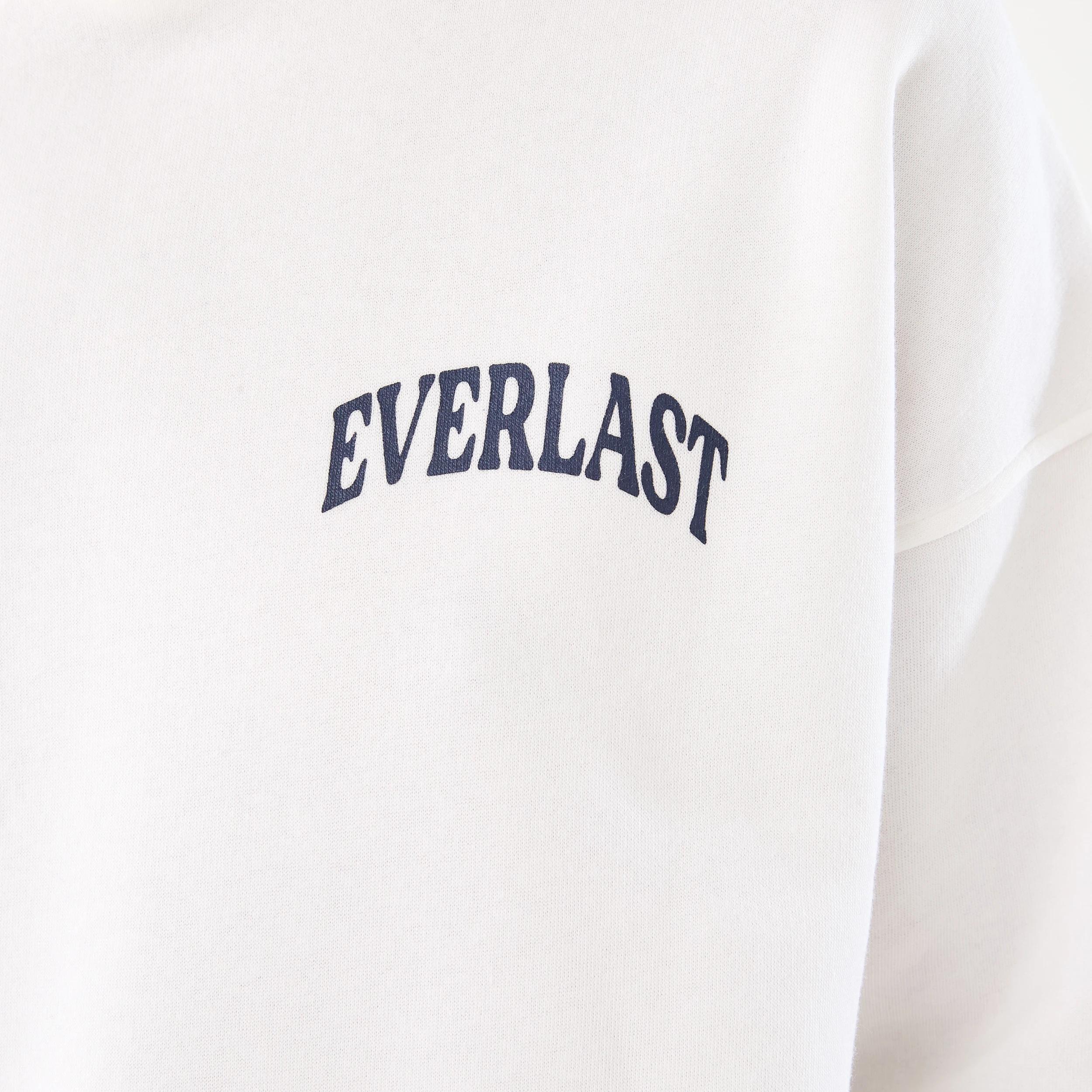 8 Everlast Womens Collegiate Oversized Hoodie EVERLAST COLLEGIATE CREAM, 8 of 9