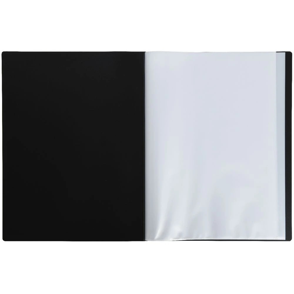 3 Aqua Drops A4 Display Book 40 Pocket Fixed Black, 3 of 4