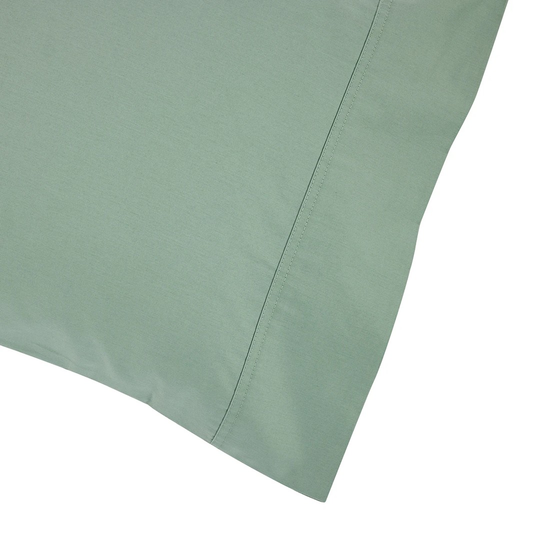 3 2 Pack 500 Thread Count Australian Grown Cotton Standard Pillowcases - Sage, 3 of 5