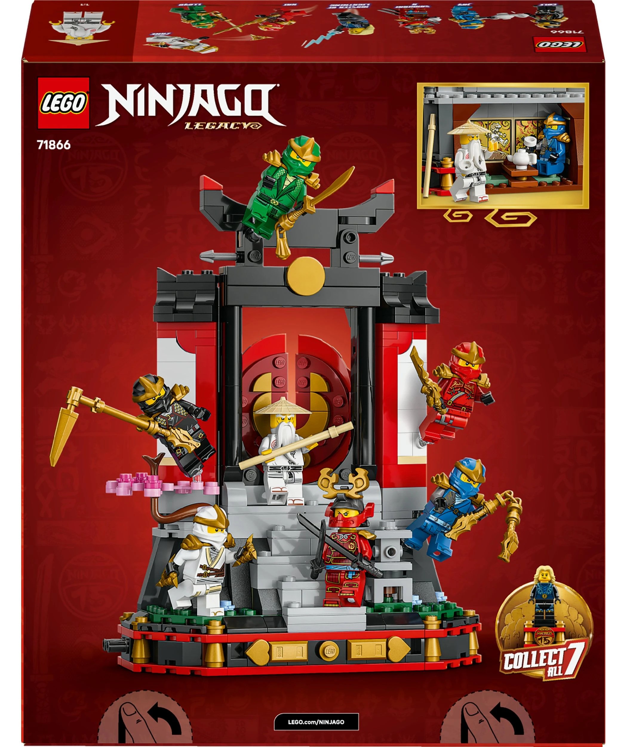 10 LEGO NINJAGO Ninja Character Display 15th Anniversary 71866, 10 of 10