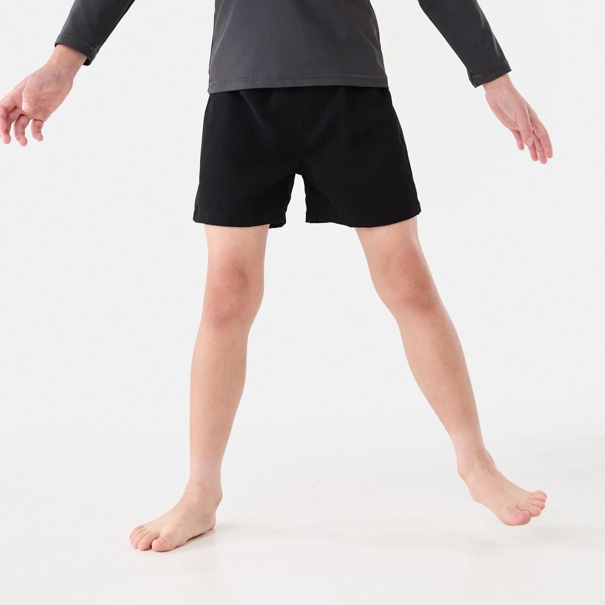1 Plain Boardshorts BLACK, 1 of 5