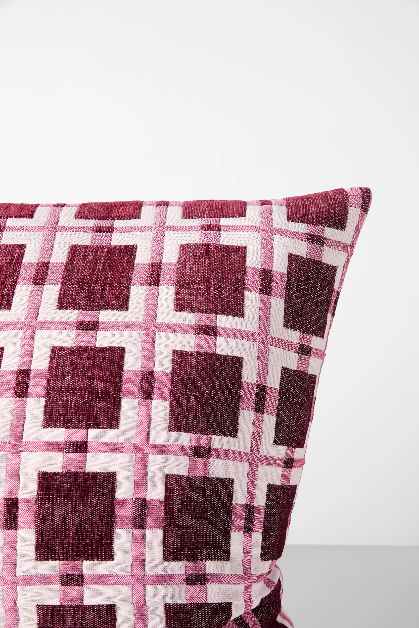 3 Target Scarlett Chenille Textured European Pillowcase - Sangria - Queen Bed - Red, 3 of 3
