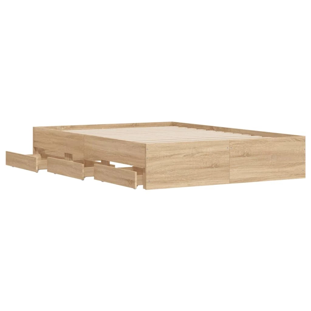 4 Vidaxl Bed - Brown, 4 of 9