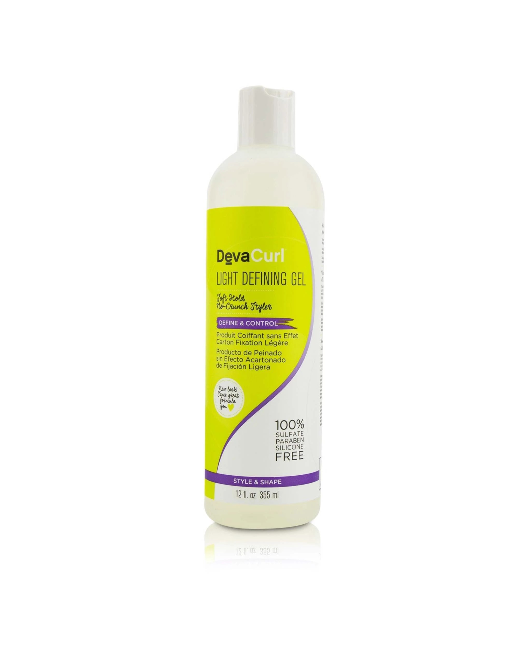 1 DevaCurl Light Defining Gel (Soft Hold No-Crunch Styler - Define & Control)  355ml/12oz, 1 of 4