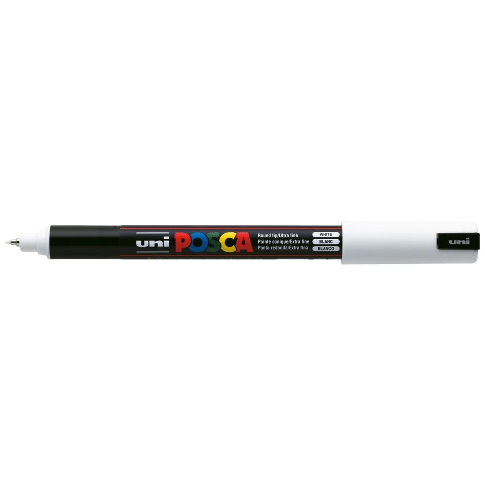 1 POSCA PC 1MR Paint Marker White, 1 of 7
