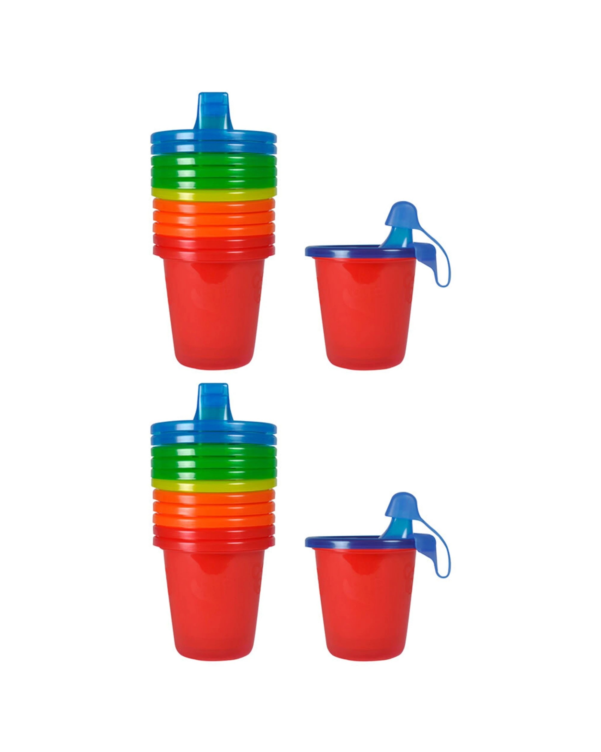 1 The First Years Spill Proof Trainer Drinking Sippy Cups 12PK - Multi, 1 of 1