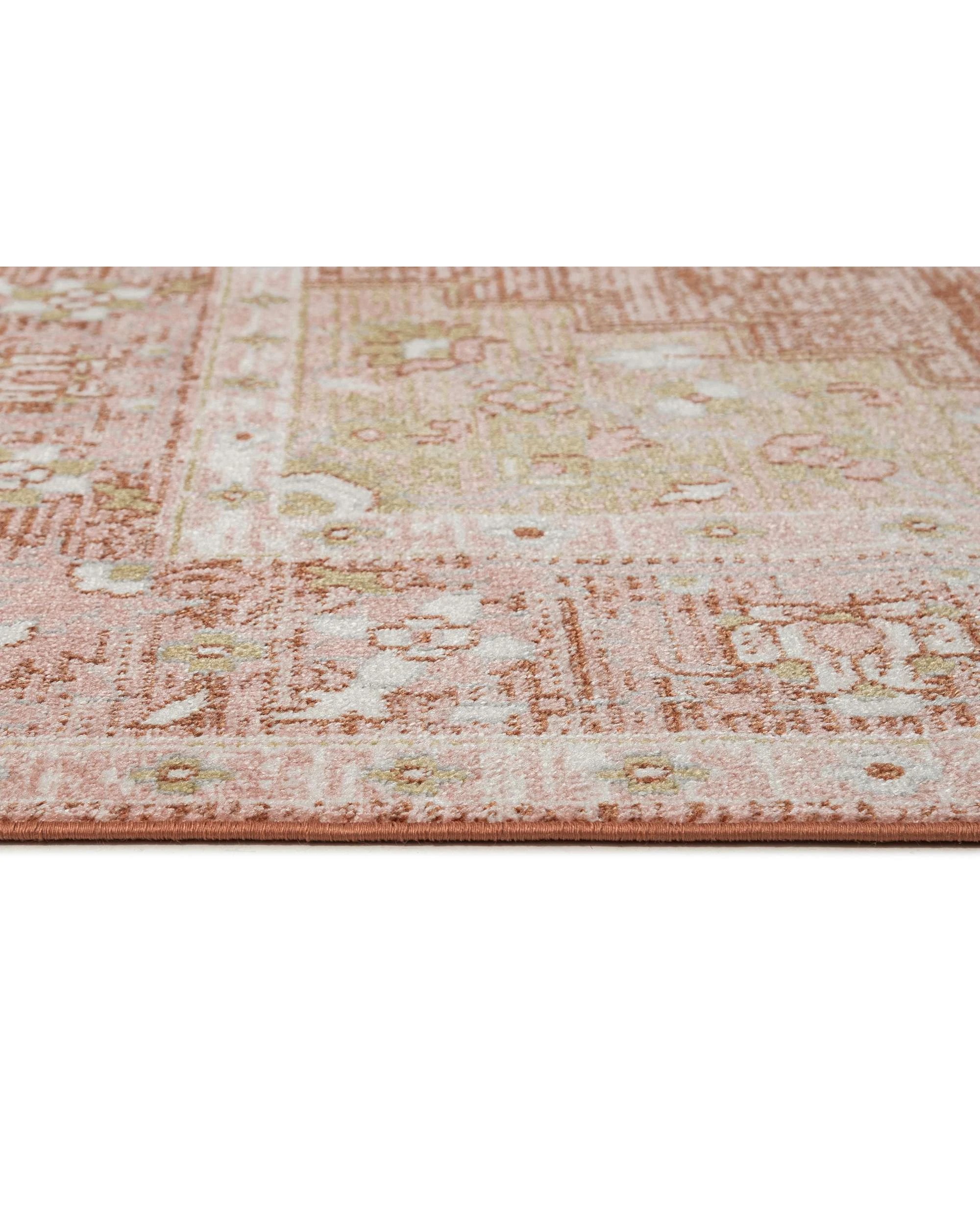 6 Loopsie Vilbergen Traditional Washable Rug-400cm x 300cm - Pink, 6 of 9