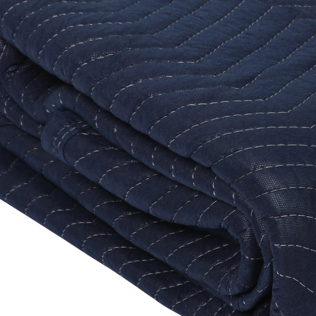 6 Traderight Heavy Duty Quilted Moving Blankets Furniture Removalist Pads, 6 of 8