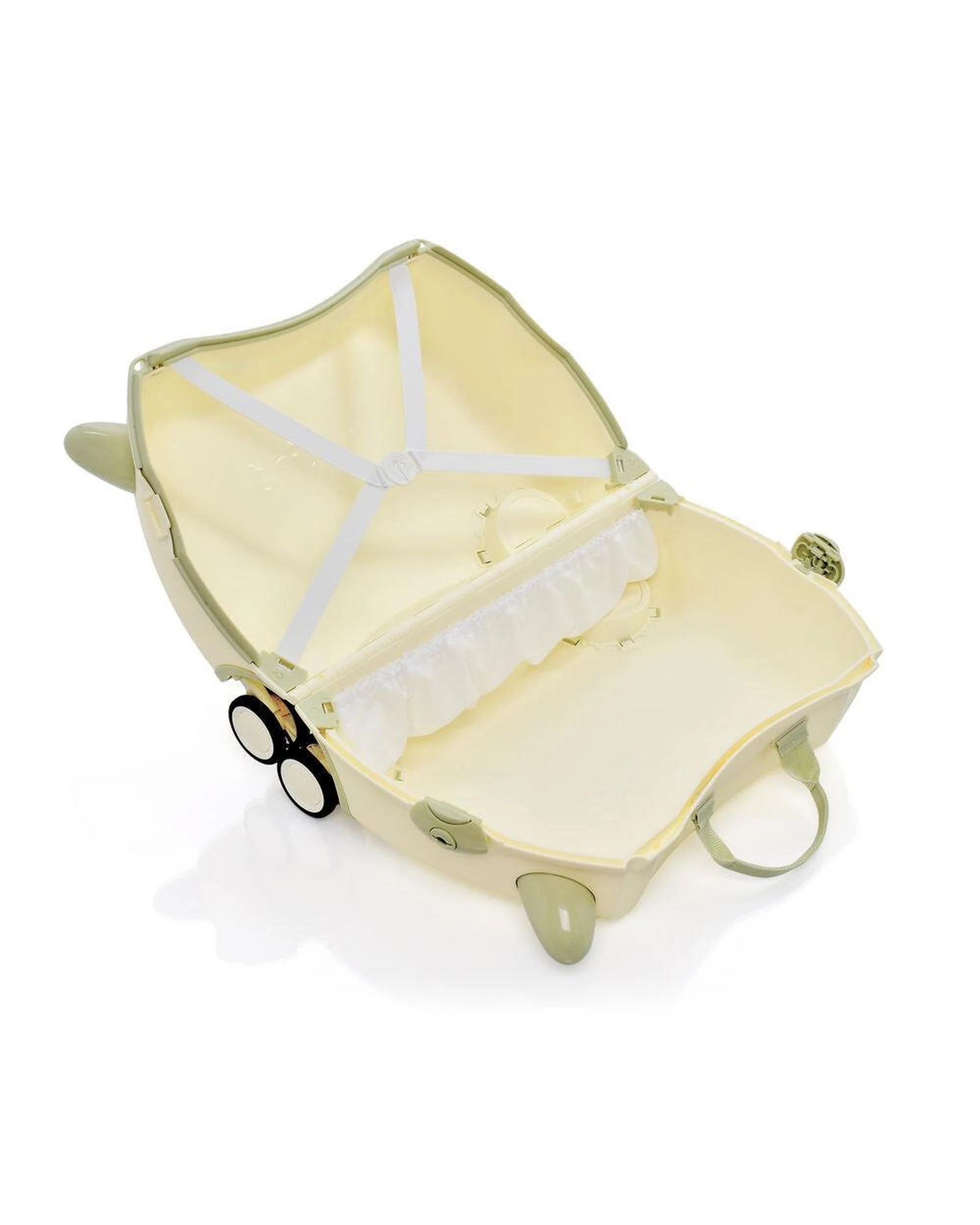 2 Trunki Glide Ride on Luggage Kids Suitcase Toy Box Solid White, 2 of 8