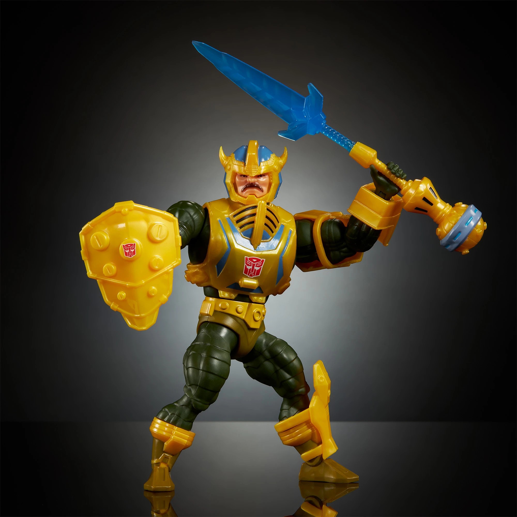 4 Masters of the Universe x Transformers Bumblebee Armor Man-At-Arms Action Figure, 4 of 6
