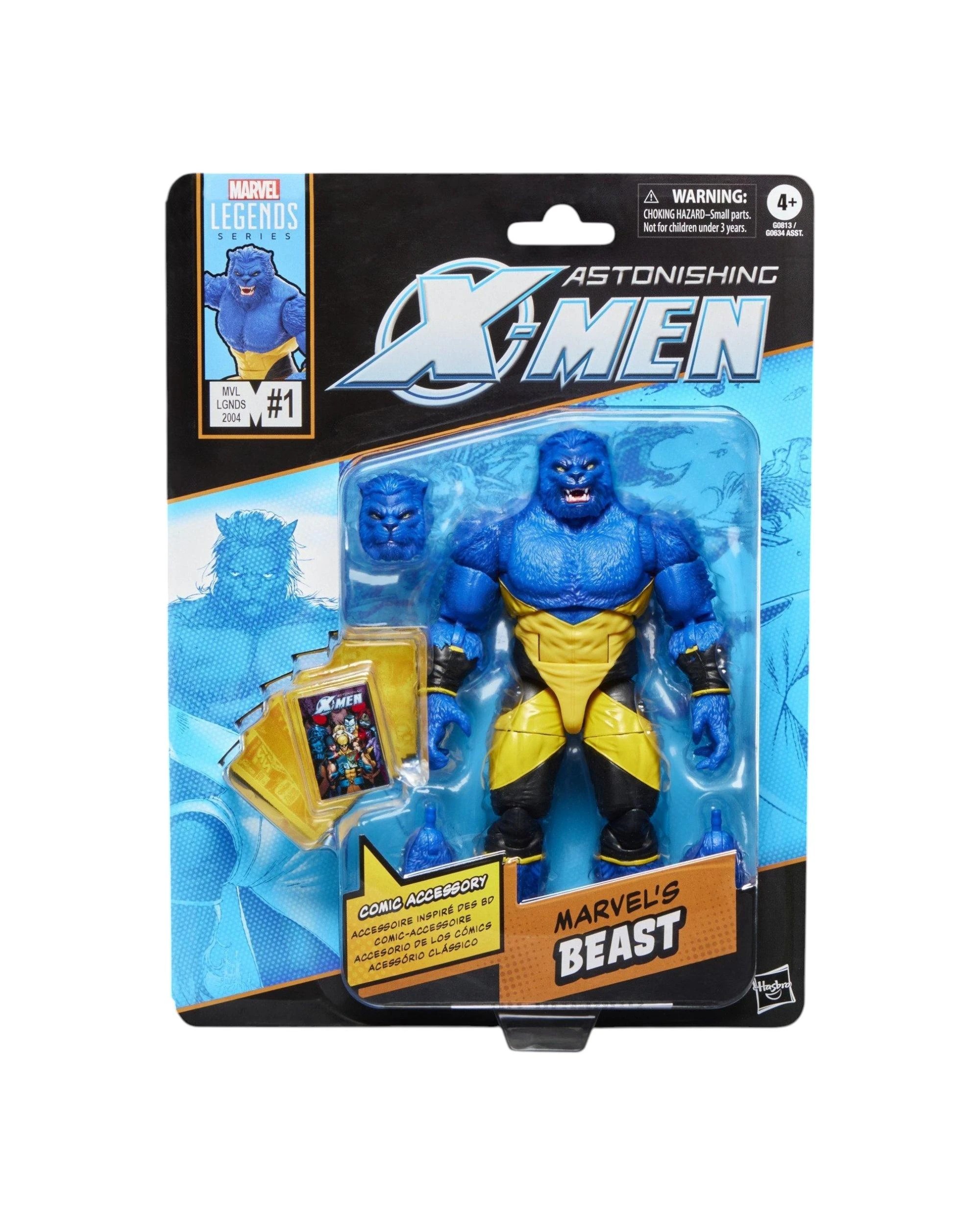 1 Marvel Legends Series Astonishing X-Men Marvel's Beast Action Figure, 1 of 10
