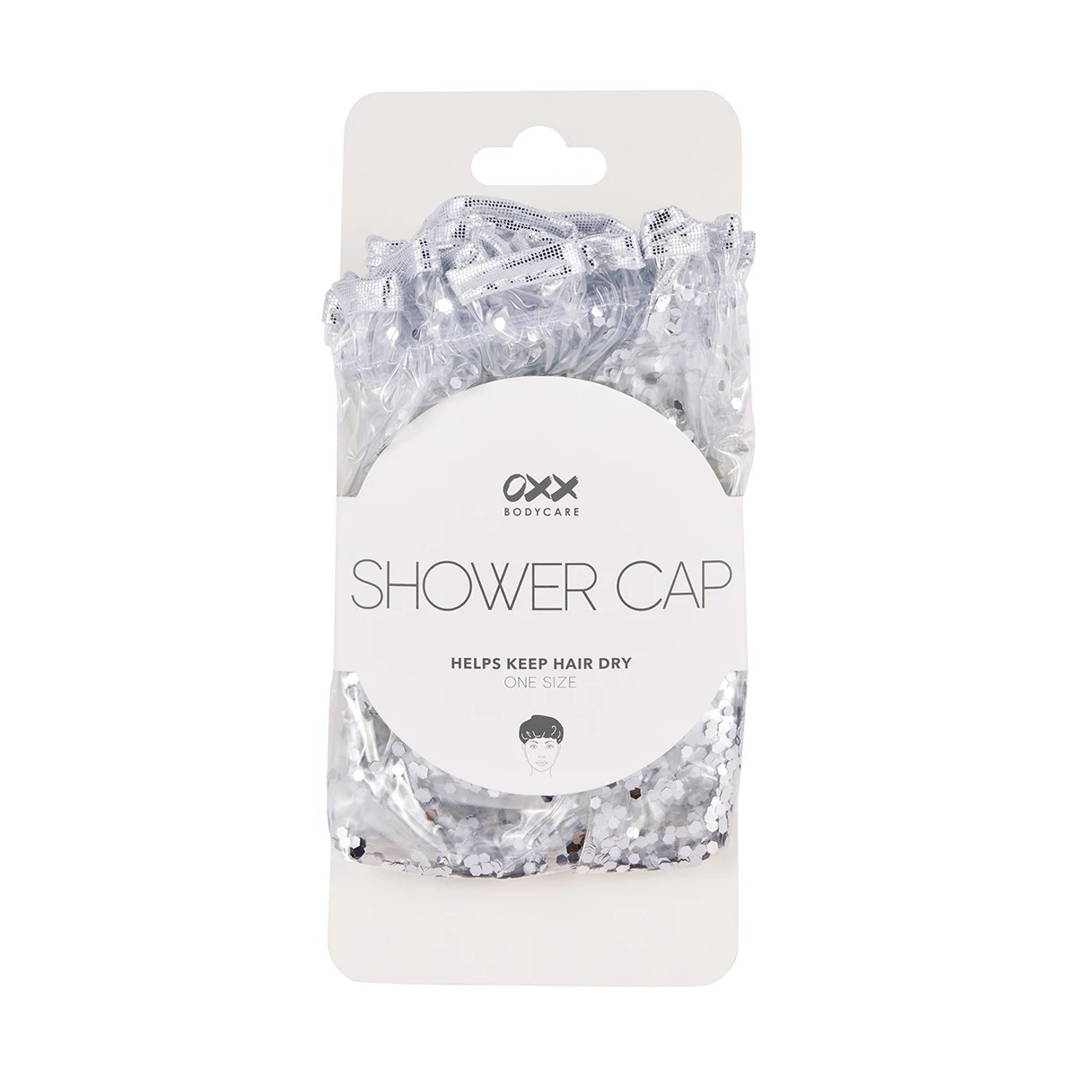 1 OXX Bodycare Shower Cap - Glitter, 1 of 4