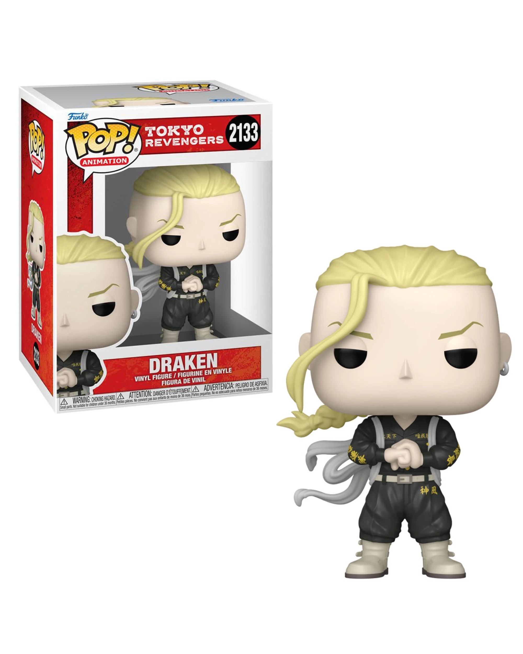 1 Tokyo Revengers Draken Funko POP! Vinyl, 1 of 3