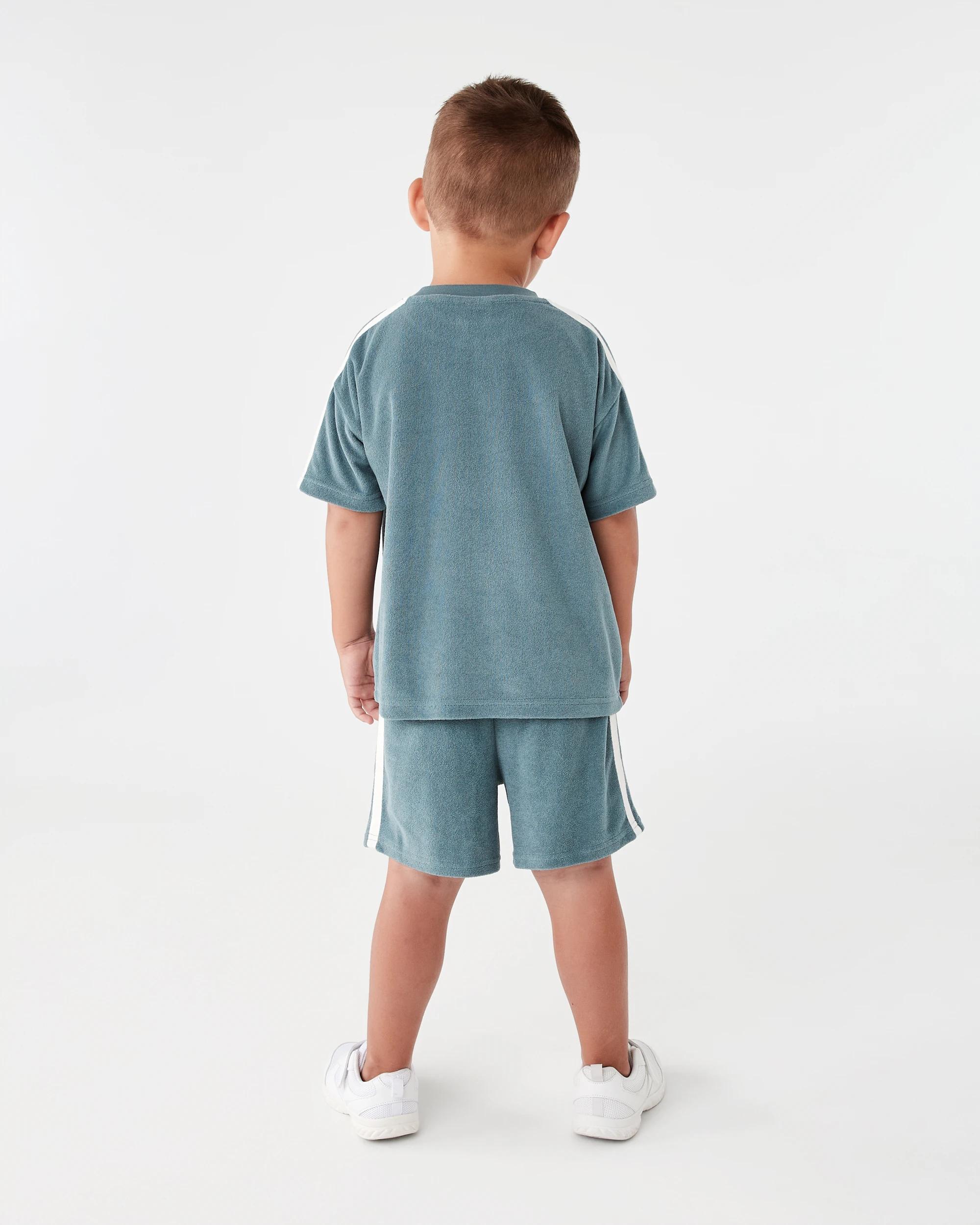6 Terry Toweling Shorts Gbln Blue, 6 of 6