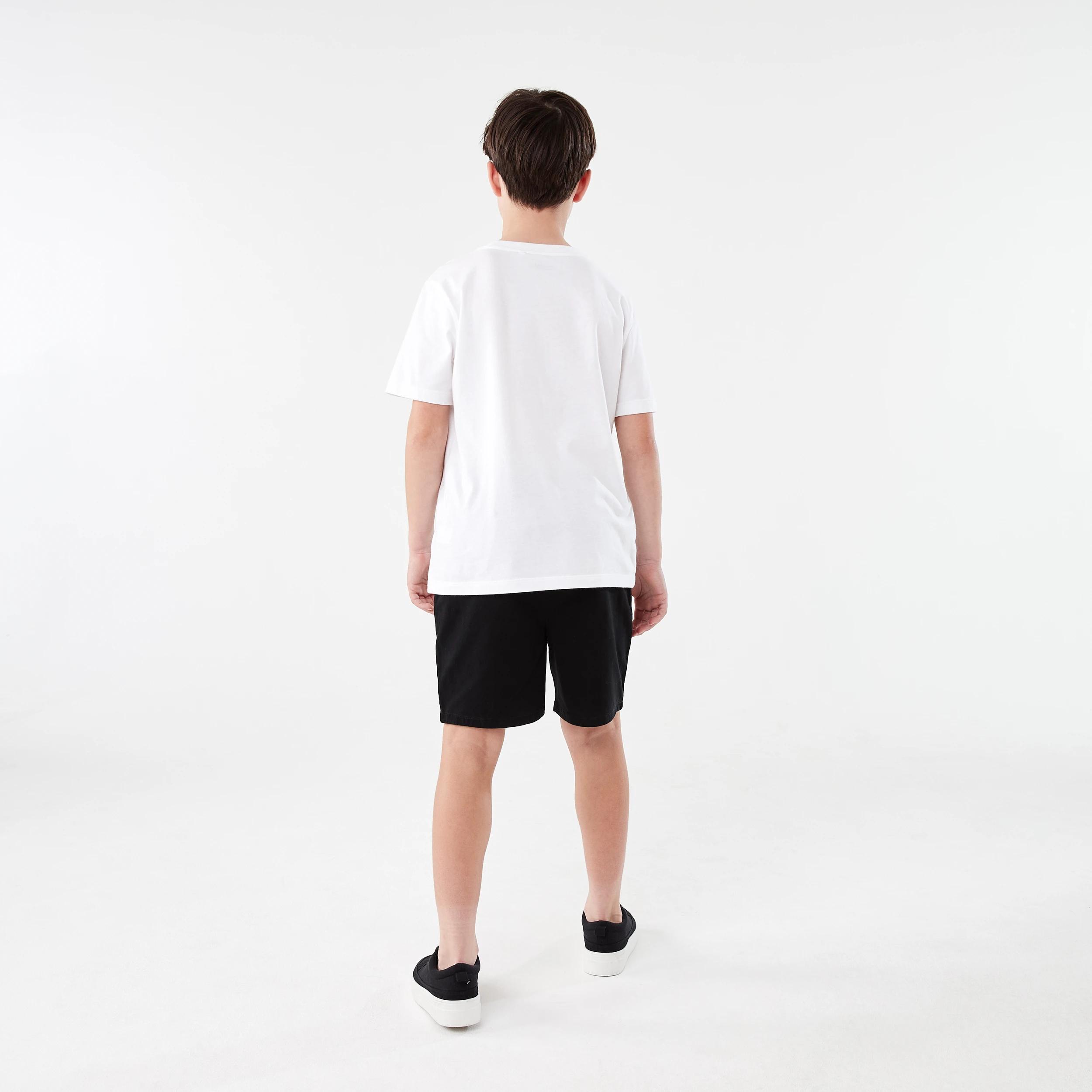 6 Washed Pull On Shorts BLACK, 6 of 6