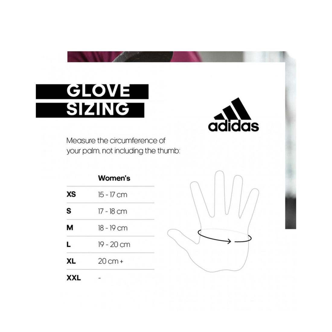 4 Adidas Essential Womens Gloves Climalite Sweat Wicking Fitness Large 1 Pair - Multi, 4 of 4