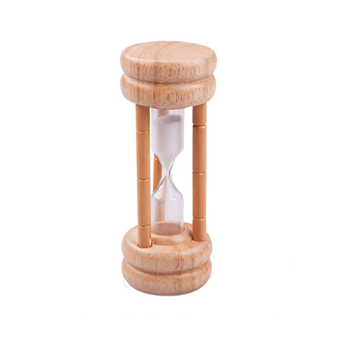 2 Appetito 3 Minute Wooden Egg Timer Durable Easy To Use Compact For Boiled Eggs
 - Beige, 2 of 3