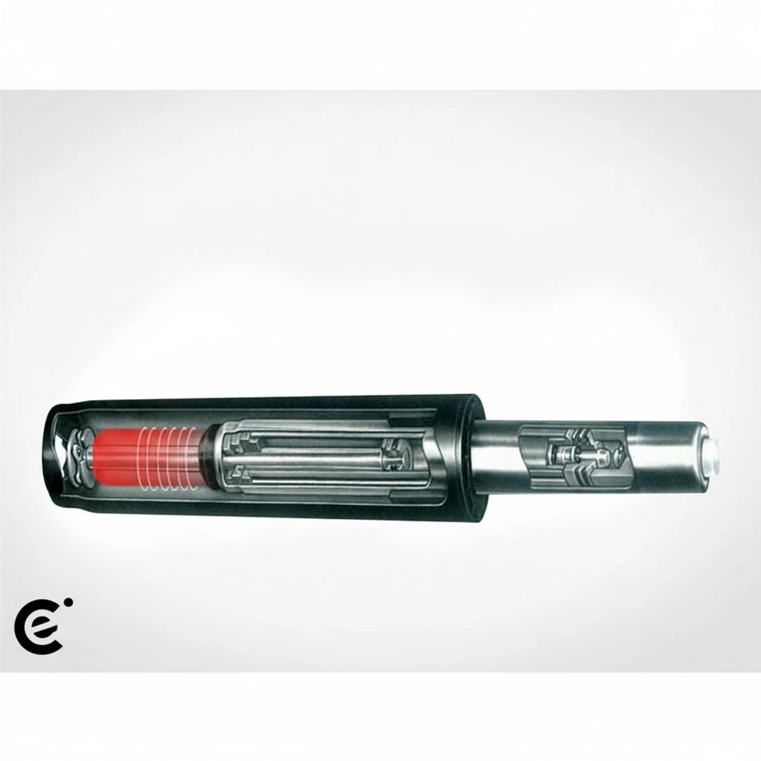 7 Artiss 2x Bar Stools Leather Padded Gas Lift - Grey, 7 of 8